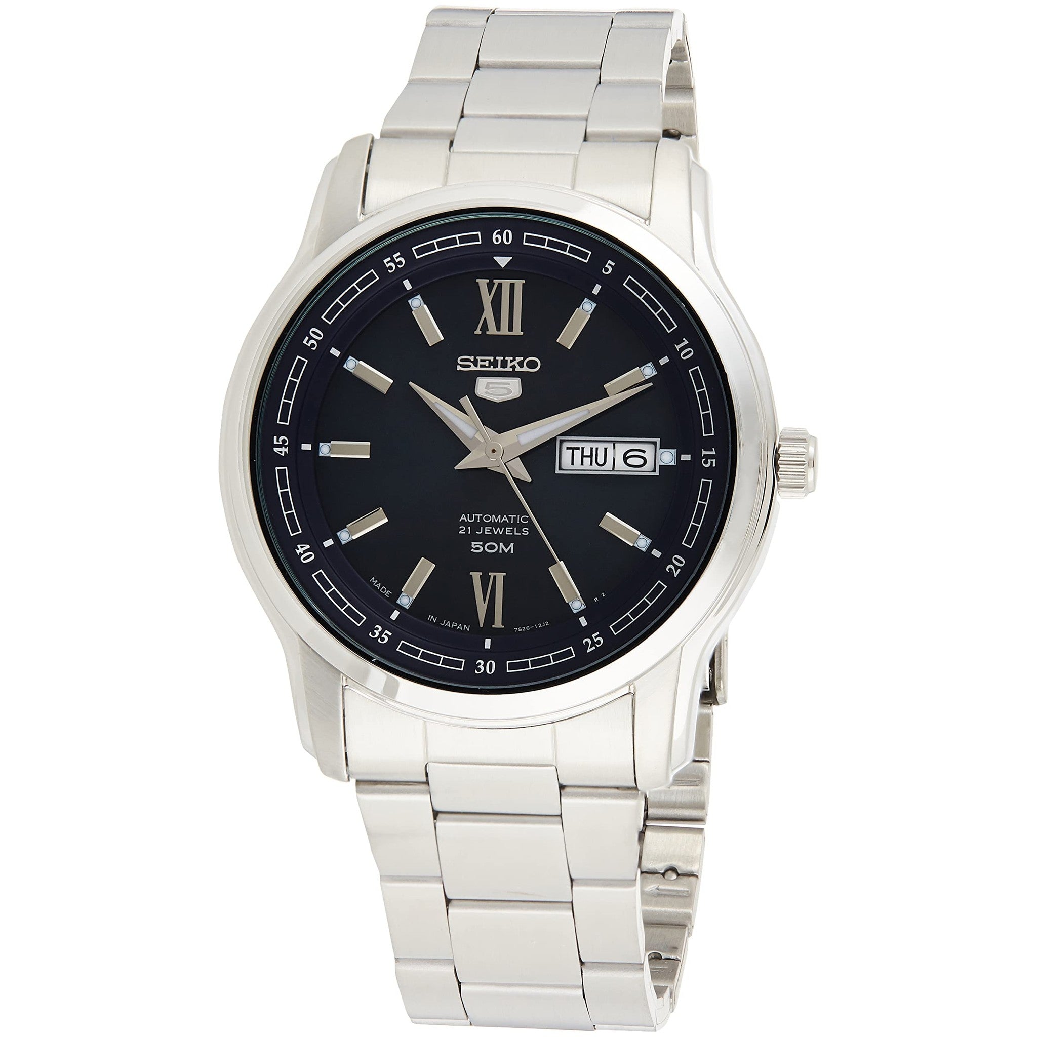 Montre Seiko 5 Homme Automatique SNKP17J1 Noir
