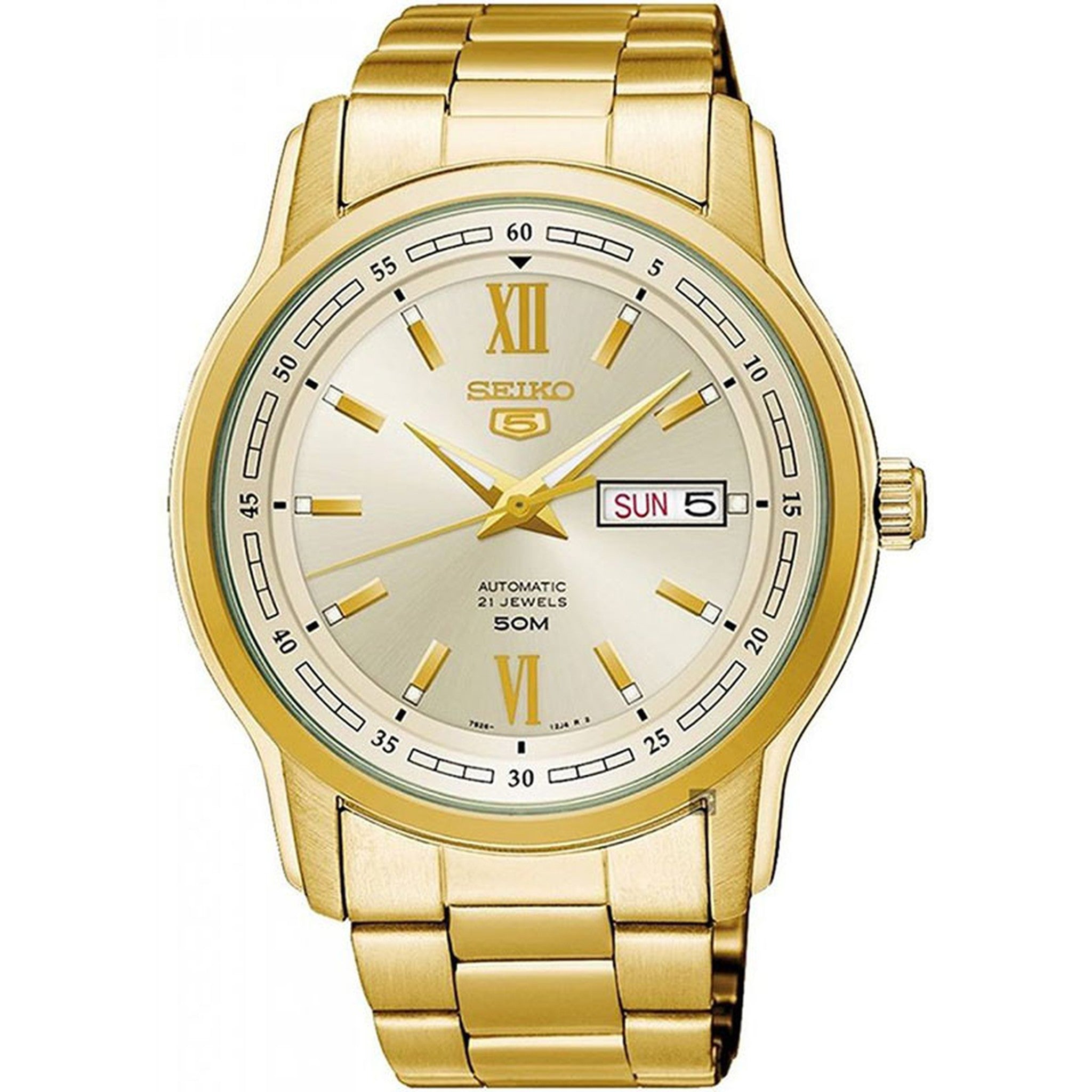 Montre Seiko 5 Homme Automatique SNKP20K1 Doré