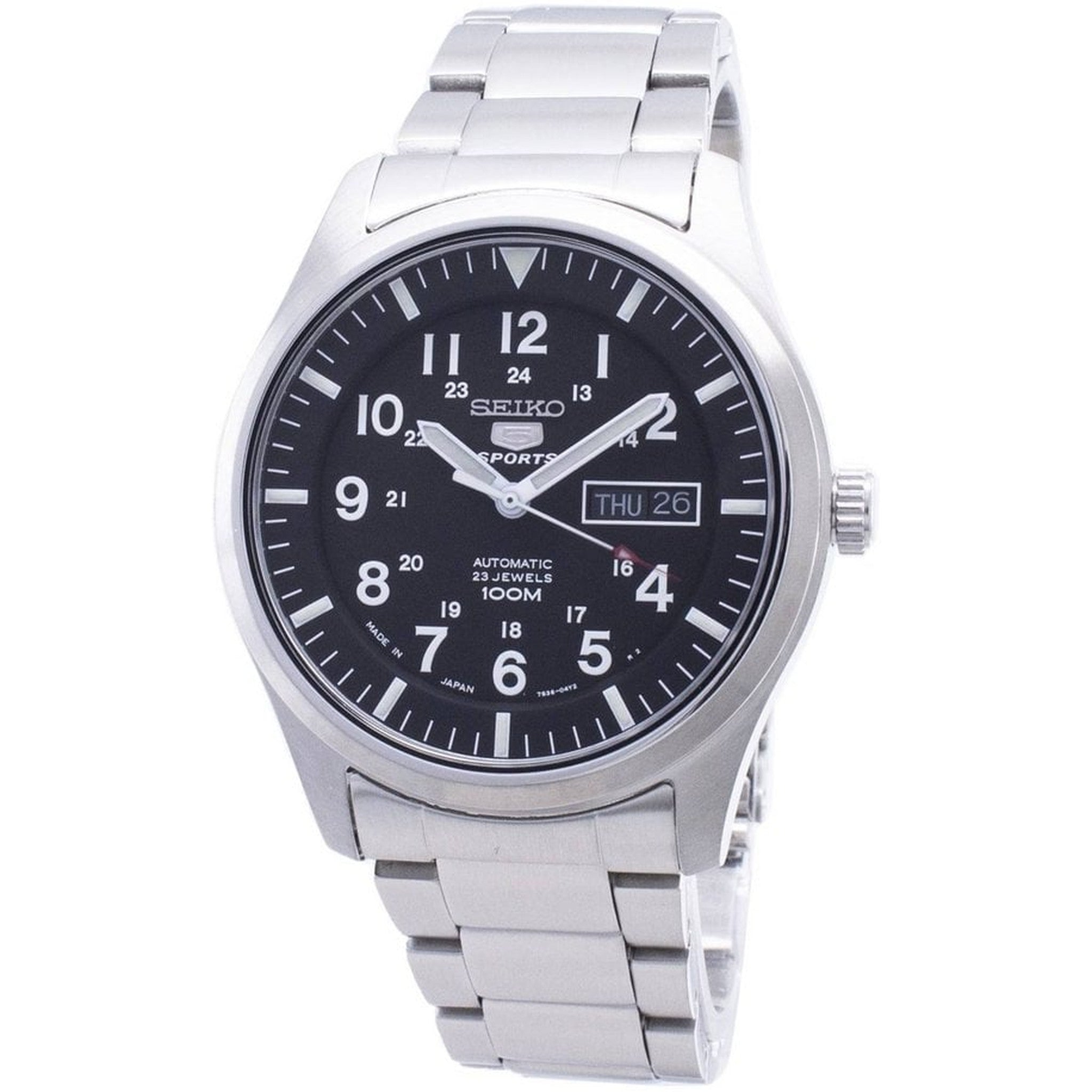 Montre Seiko 5 Sports Homme Automatique SNZG13J1 Noir