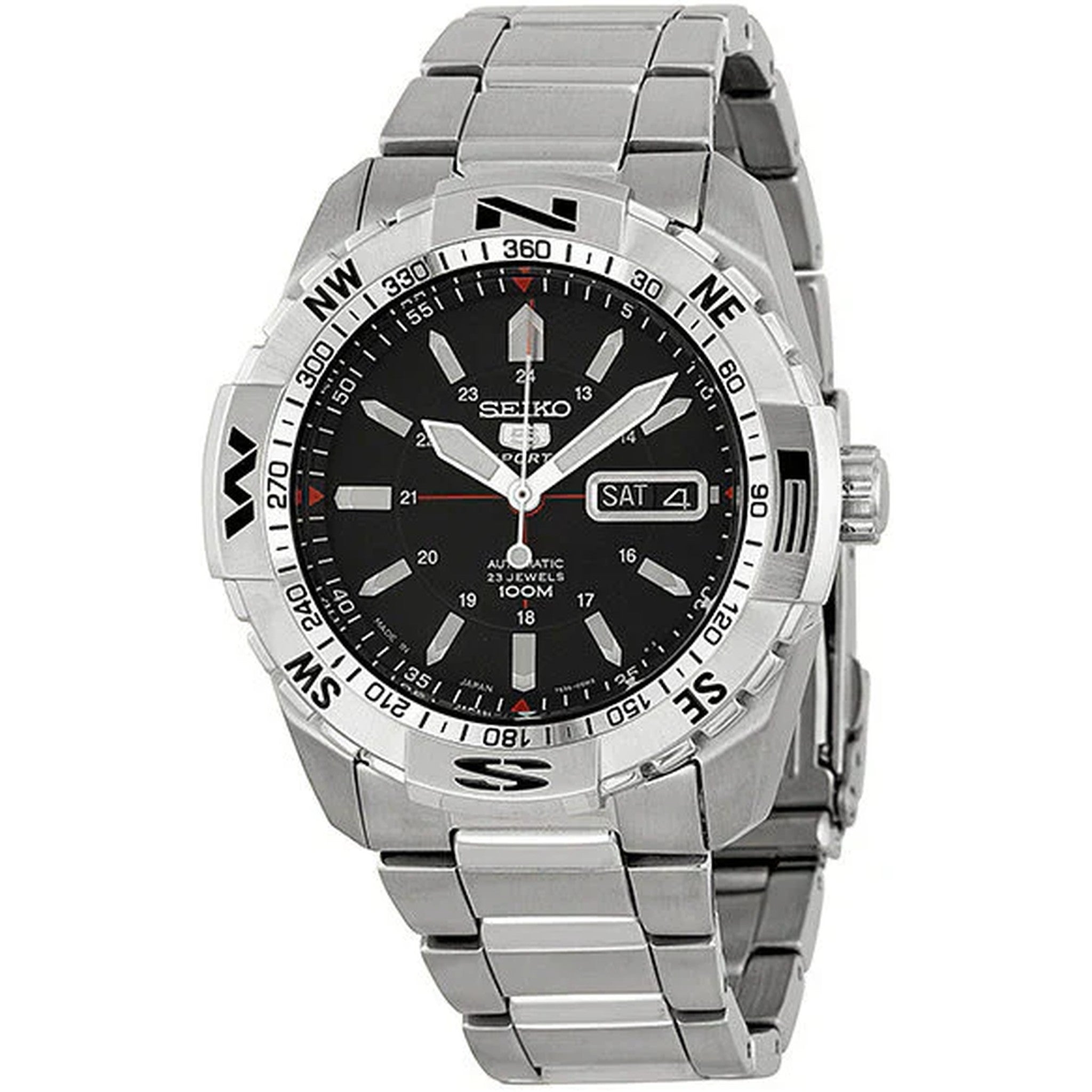 Montre Seiko 5 Sports Homme Automatique SNZJ05J1 Noir