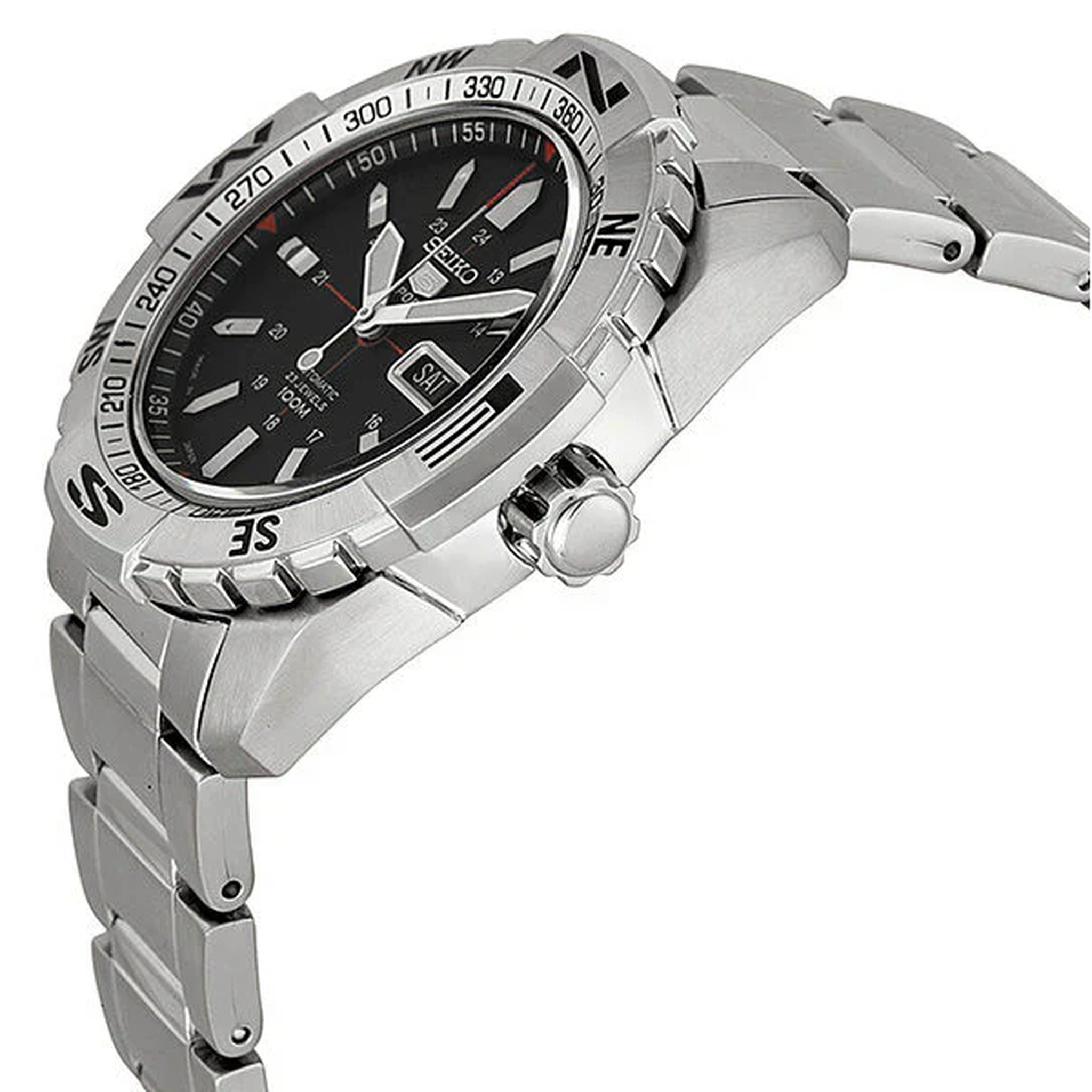 Montre Seiko 5 Sports Homme Automatique SNZJ05J1 Noir