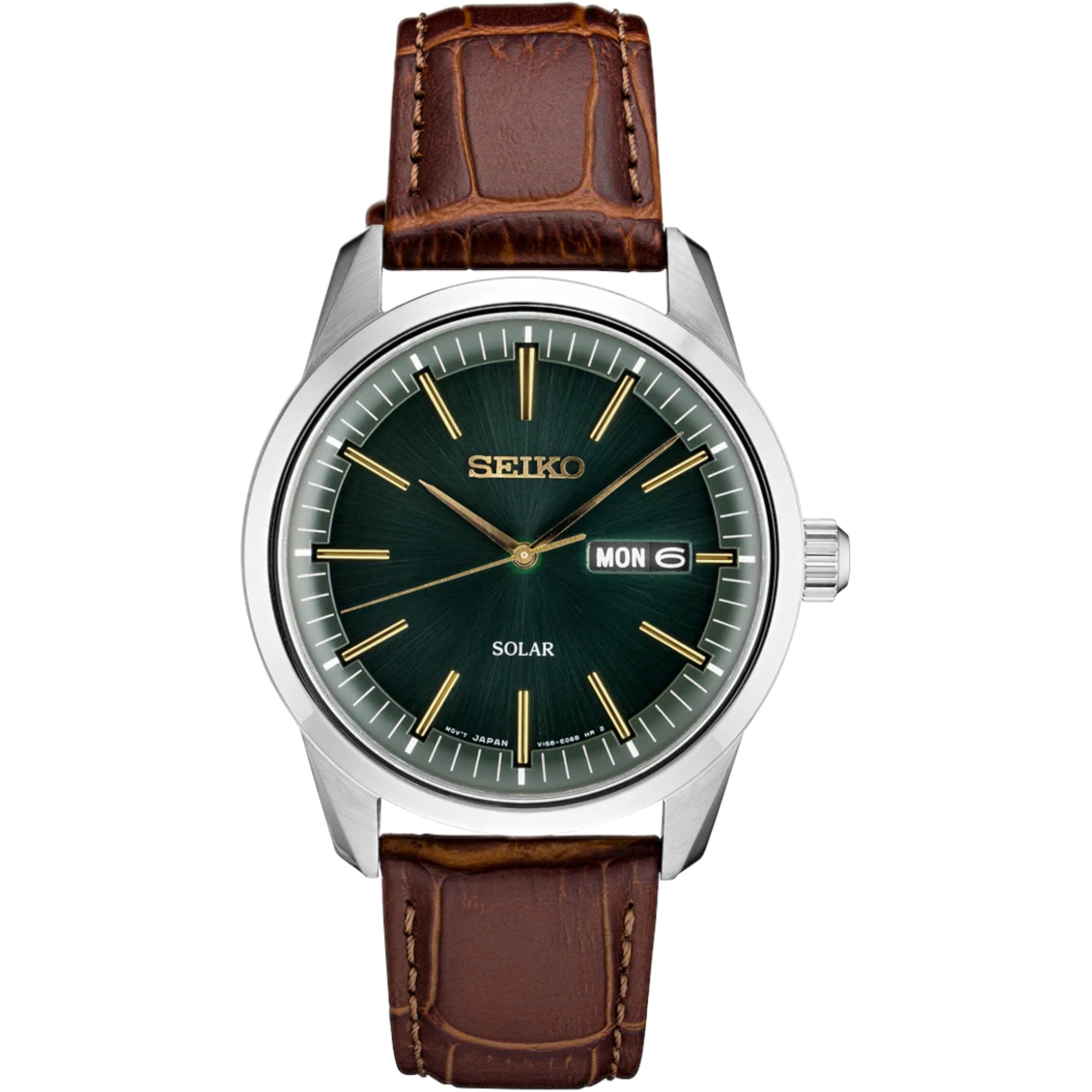 Montre Seiko SNE529 Solar cadran vert