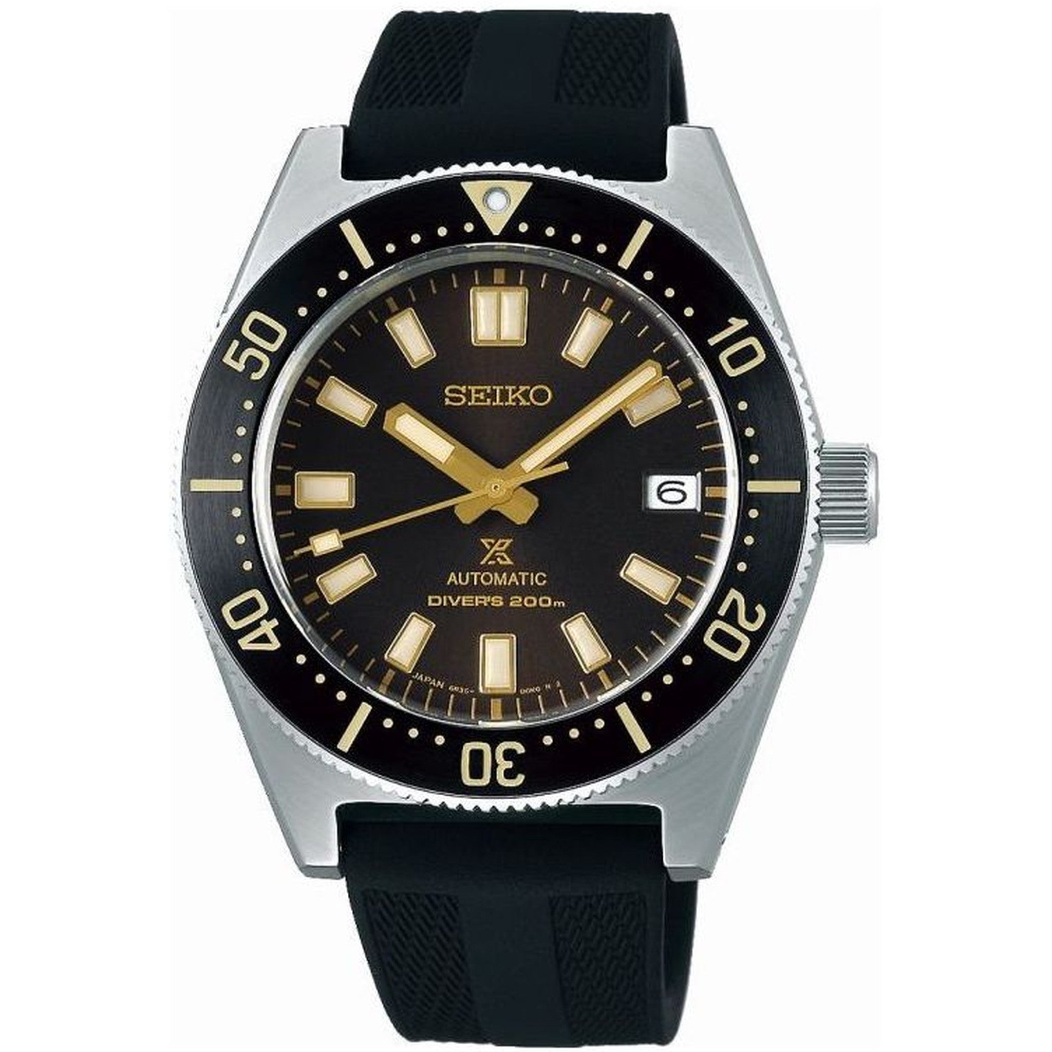 Seiko Prospex Automatic Men's Watch SPB147J1 Black Champagne Silicone Strap