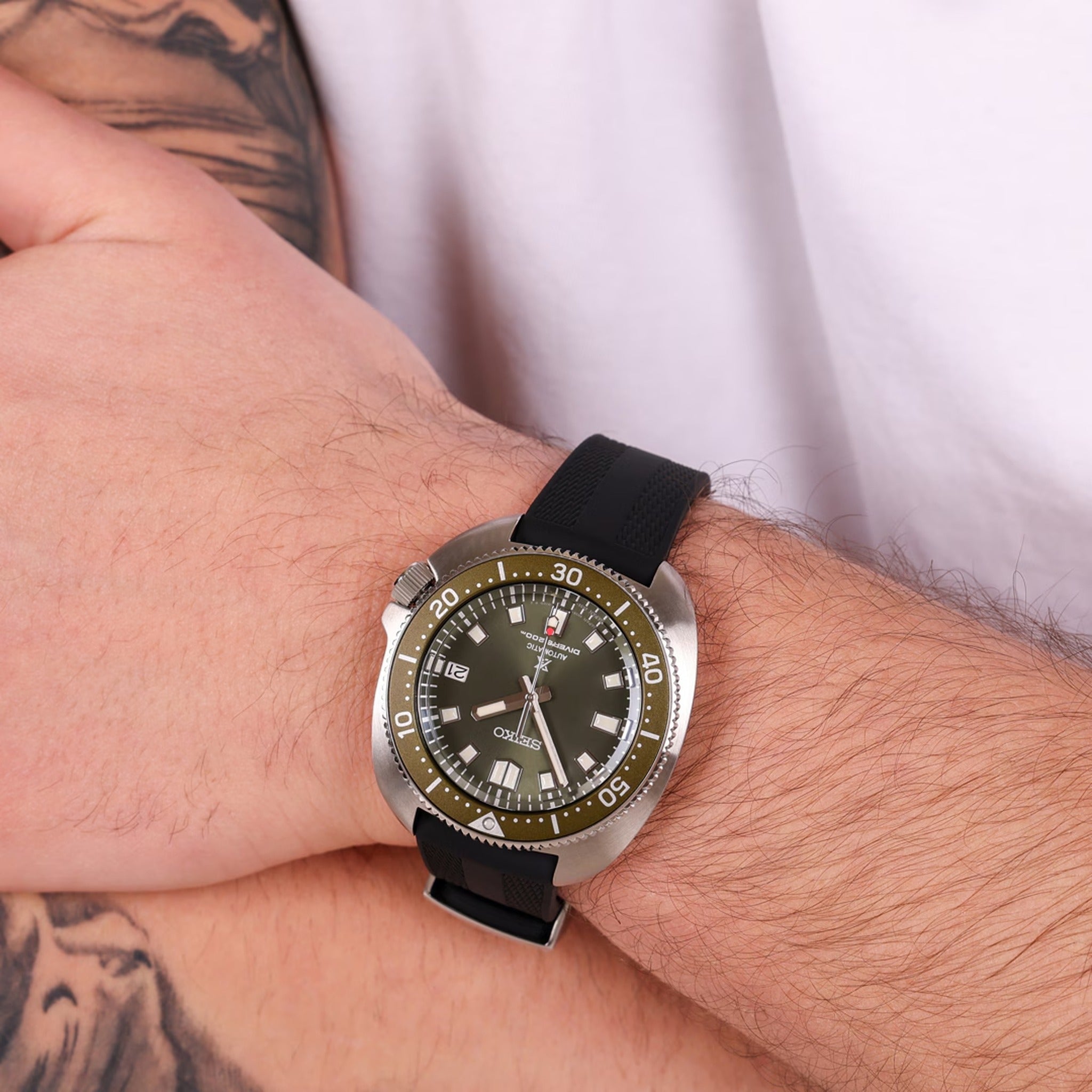 Seiko Prospex Automatik-Herrenuhr SPB153J1 Grün Captain Willard Apocalypse Now
