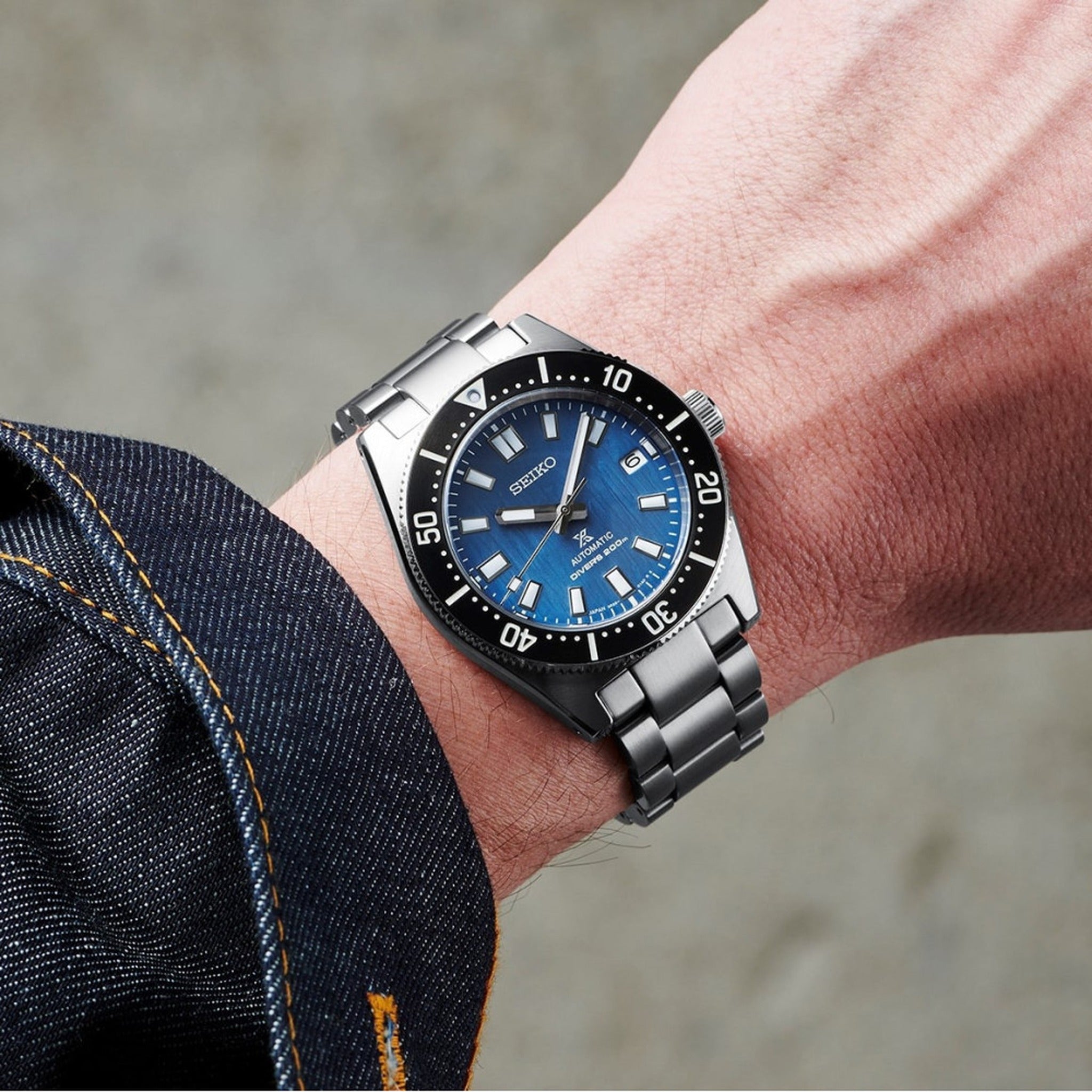 Seiko Prospex Automatik-Herrenuhr SPB297J1 Blaue Save The Ocean Edition