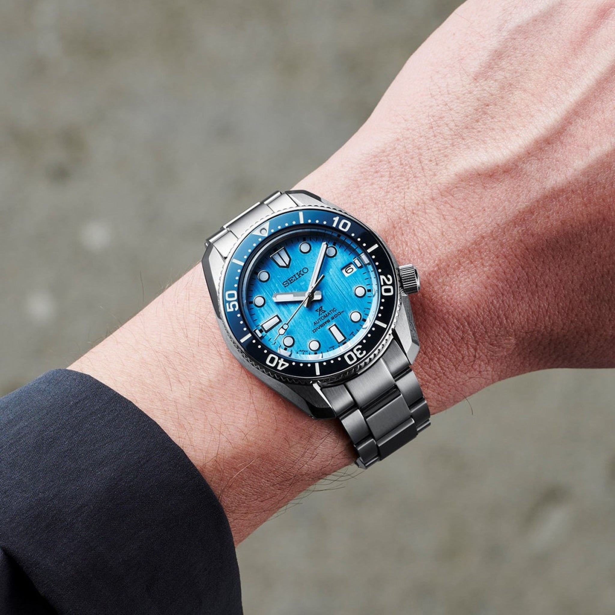 Montre Seiko Prospex Automatique Homme SPB299J1 Bleu Édition Save The Ocean