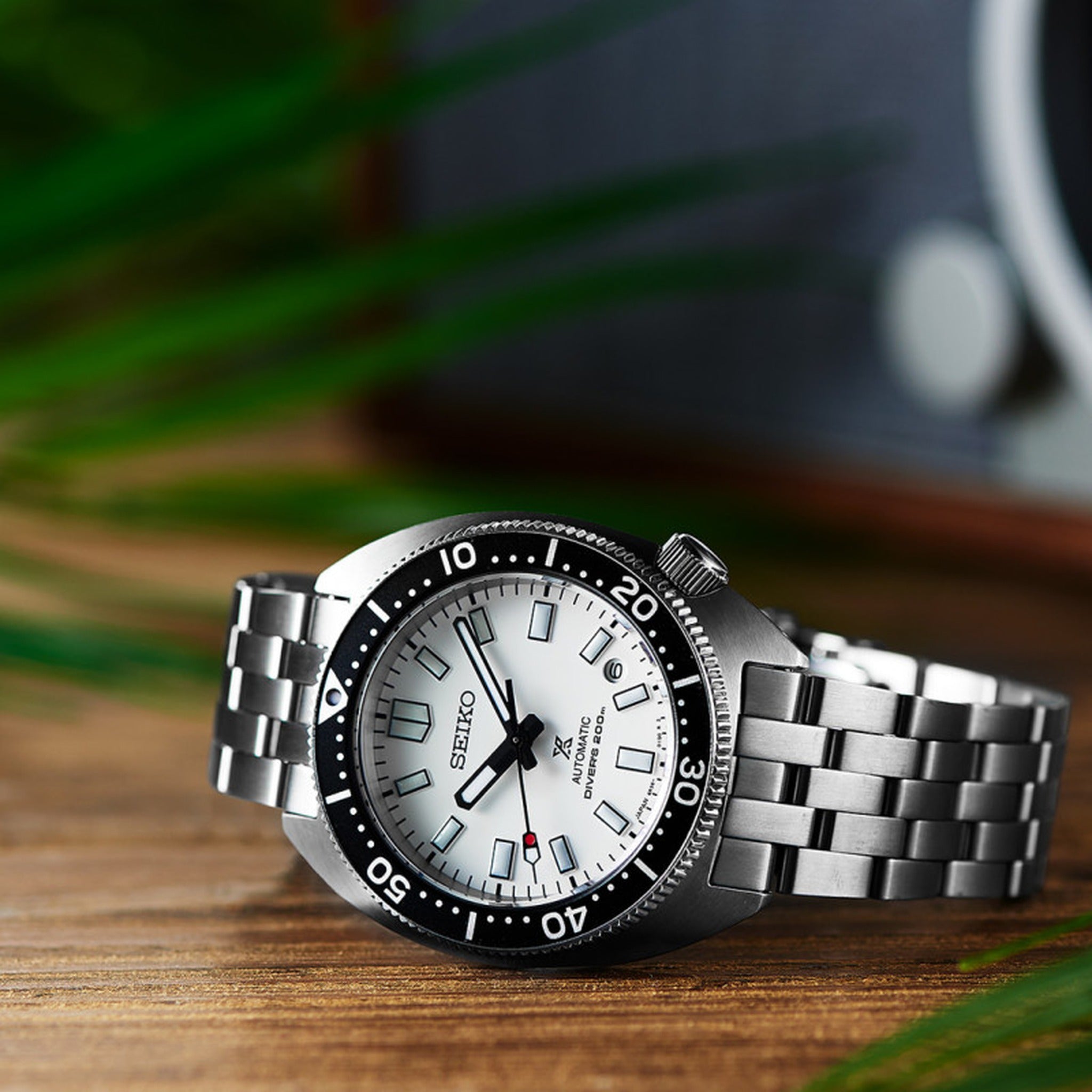Montre Seiko Prospex Turtle Automatique Homme SPB313J1 Blanc