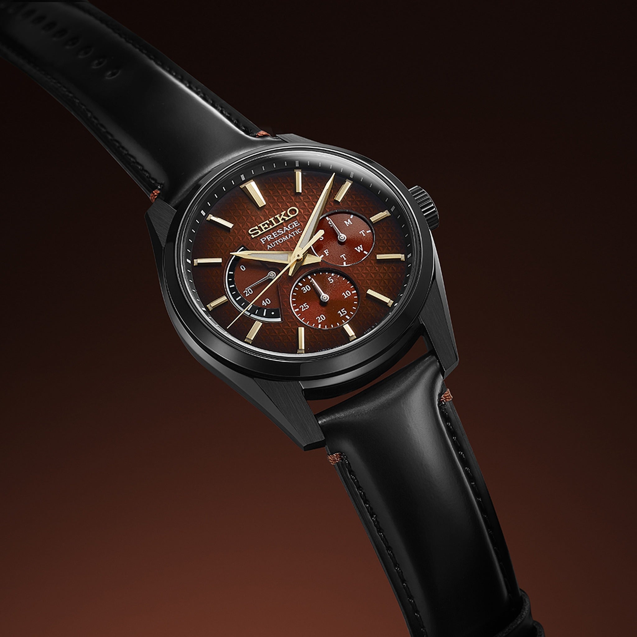 Montre Seiko Presage Automatique Homme SPB329J1 Sharp Edged Noir Édition Limitée