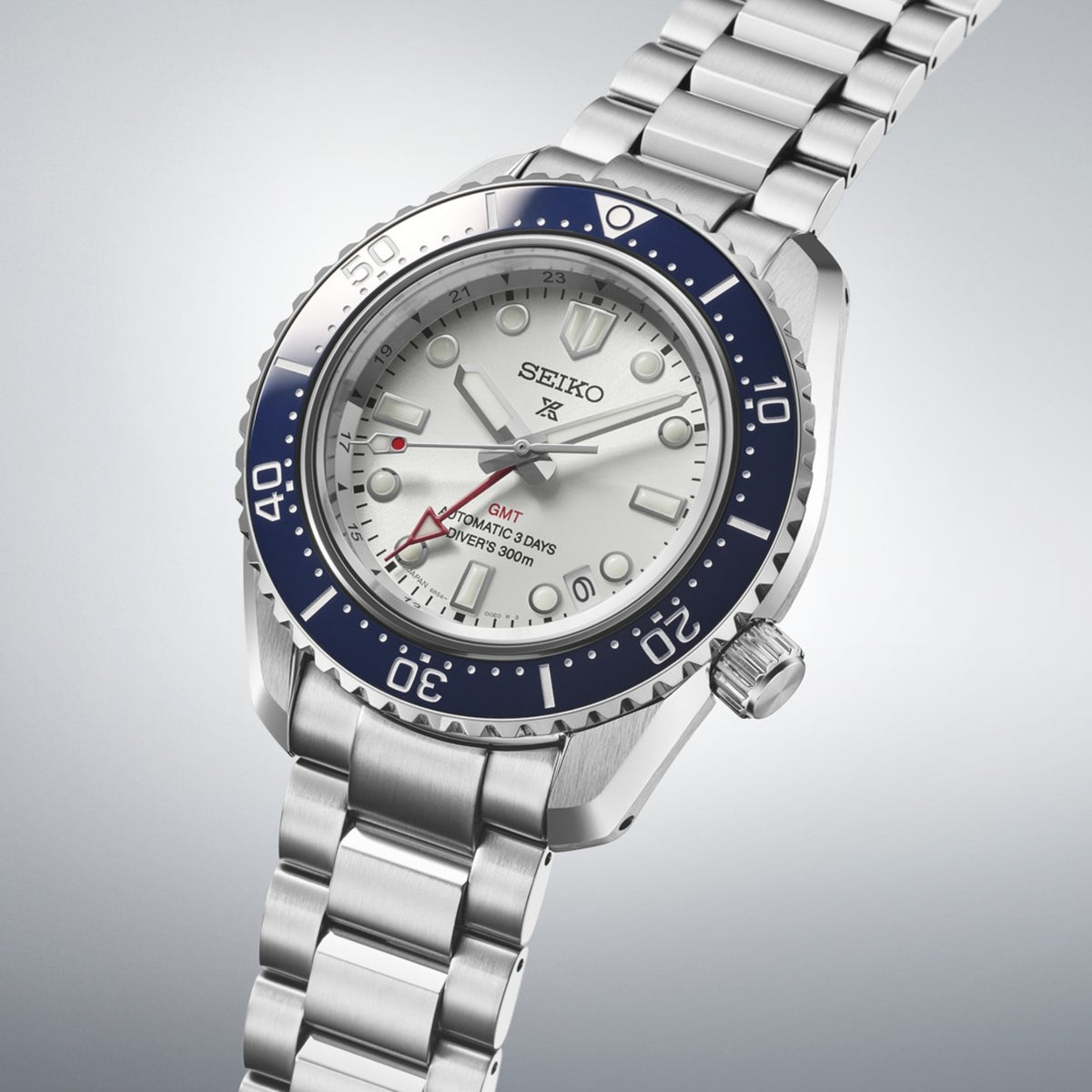 Montre Seiko Prospex GMT Homme Automatique SPB519J1 Style 68 Blanc