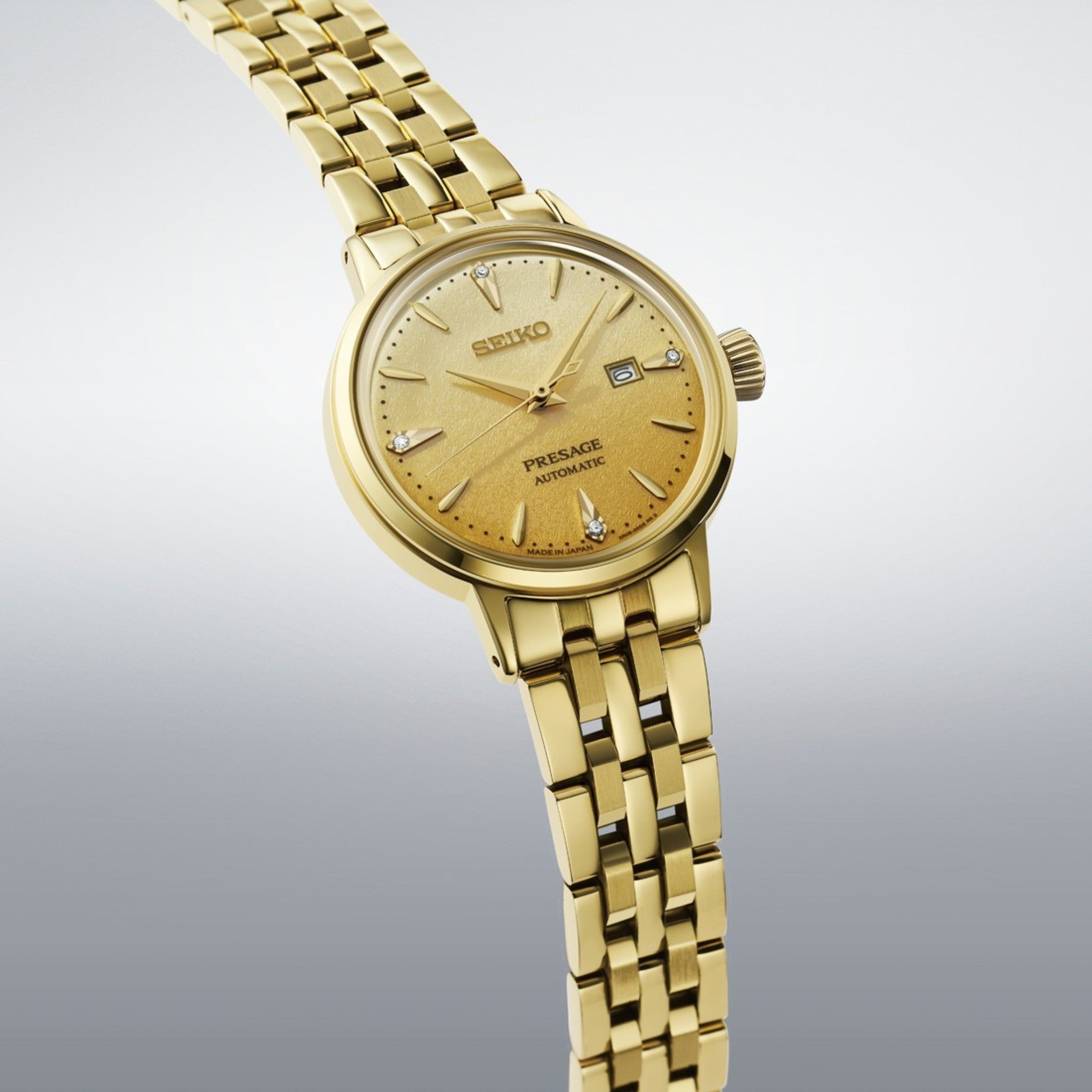 Montre Seiko Presage Cocktail Time Femme SRE018J1 Doré