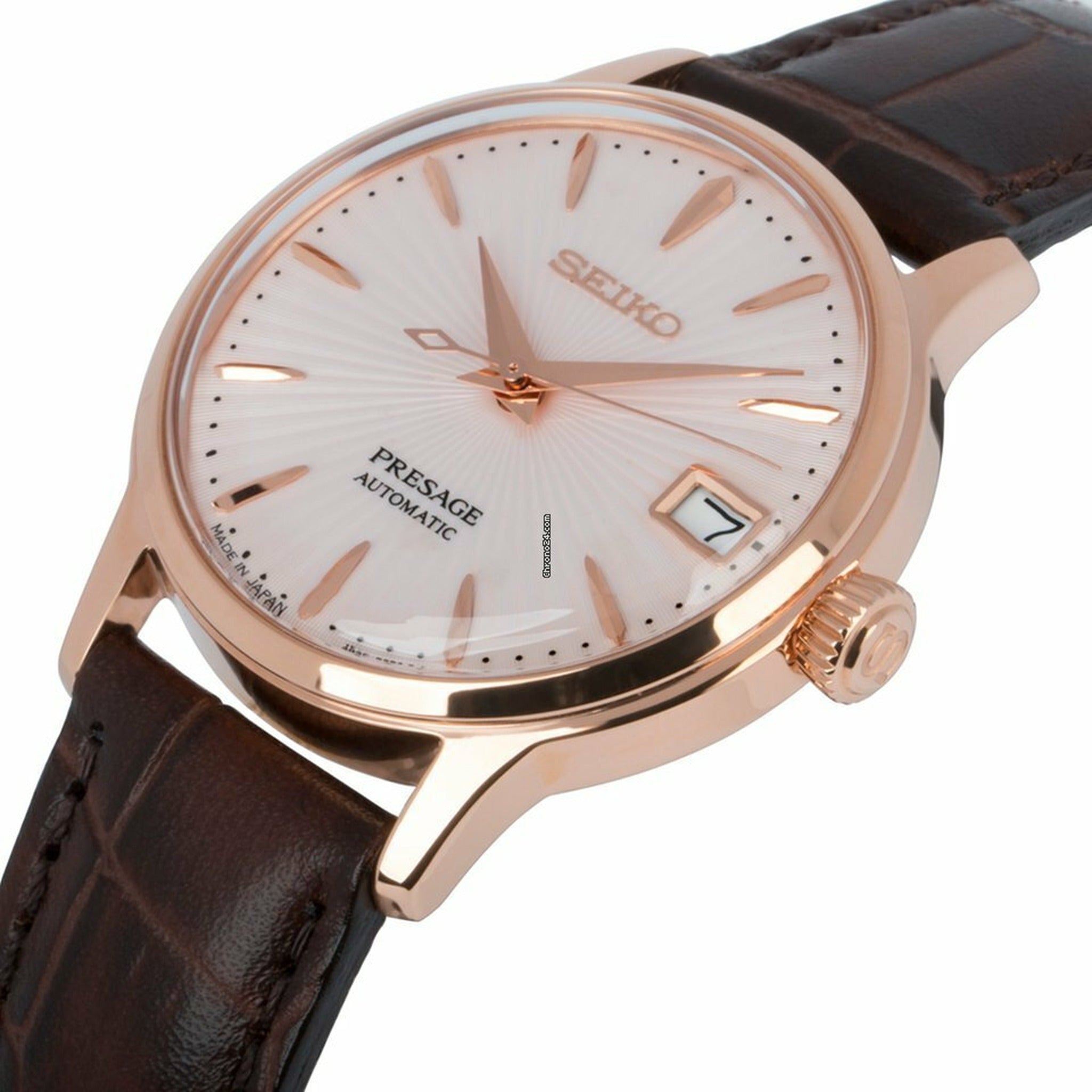 Seiko Presage Cocktail Automatic Women's Watch SRP852J1 Rose Gold Bellini