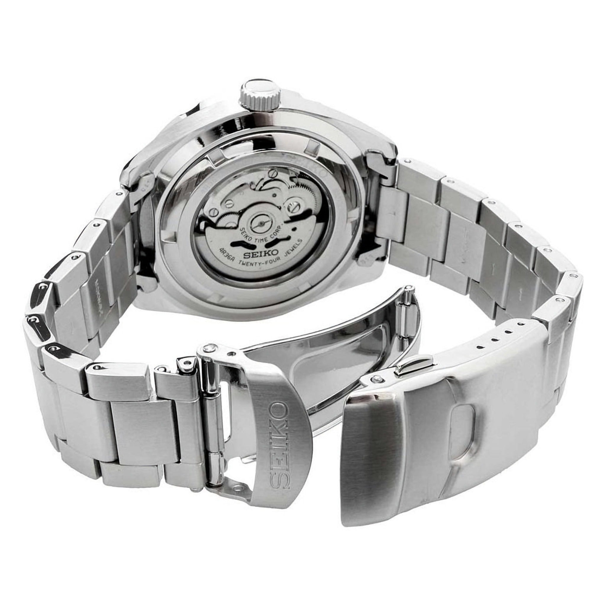 Seiko 5 Sports Automatic Men's Watch SRPC55J1 Orange Black