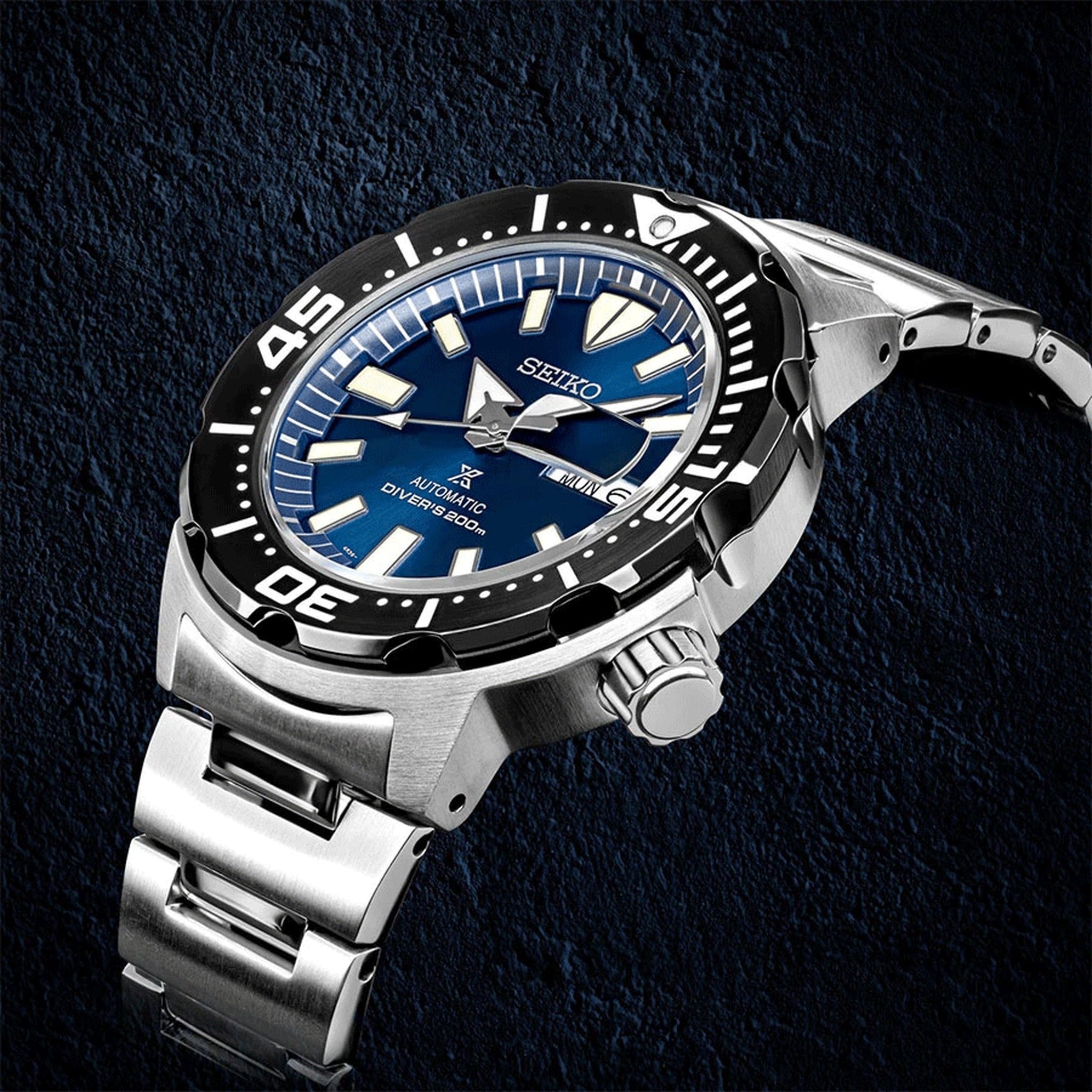 Seiko Prospex Automatic Men's Watch SRPD25K1 Monster Blue