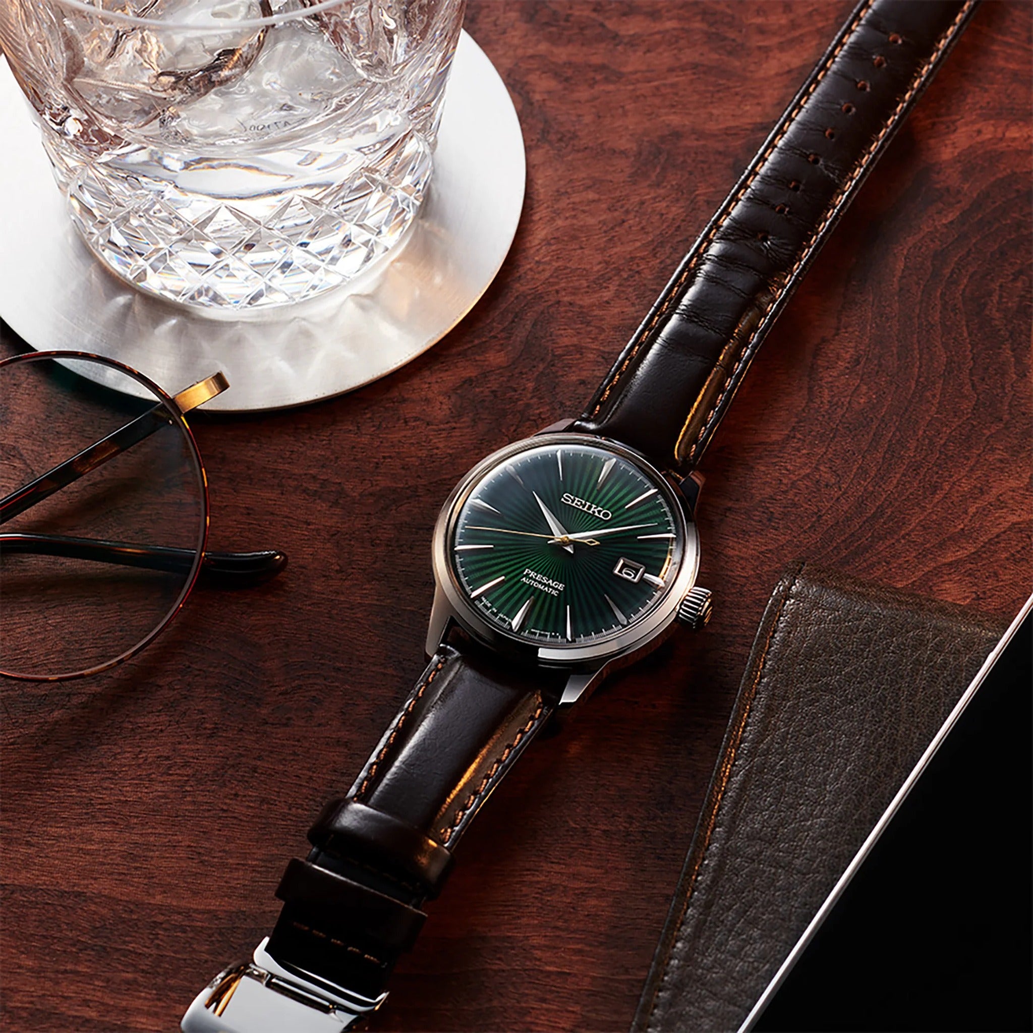 Seiko Presage Cocktail Automatic Men's Watch SRPD37J1 Mockingbird Green