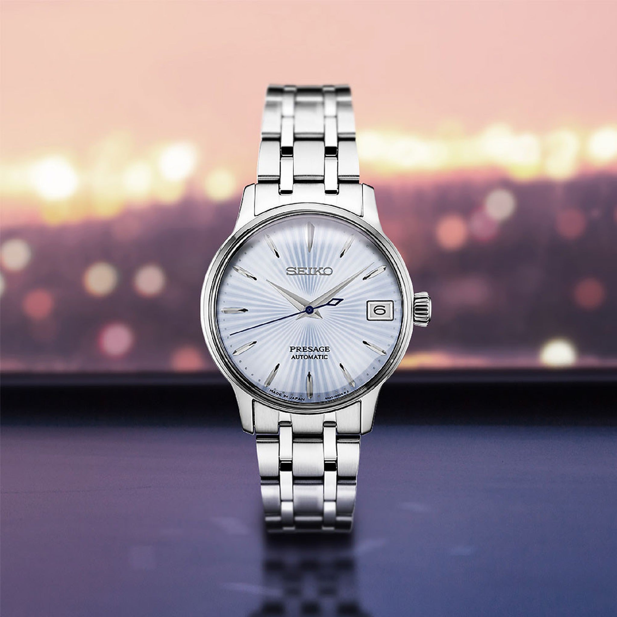 Seiko Presage Cocktail Automatic Men's Watch SRPE19J1 Light Blue