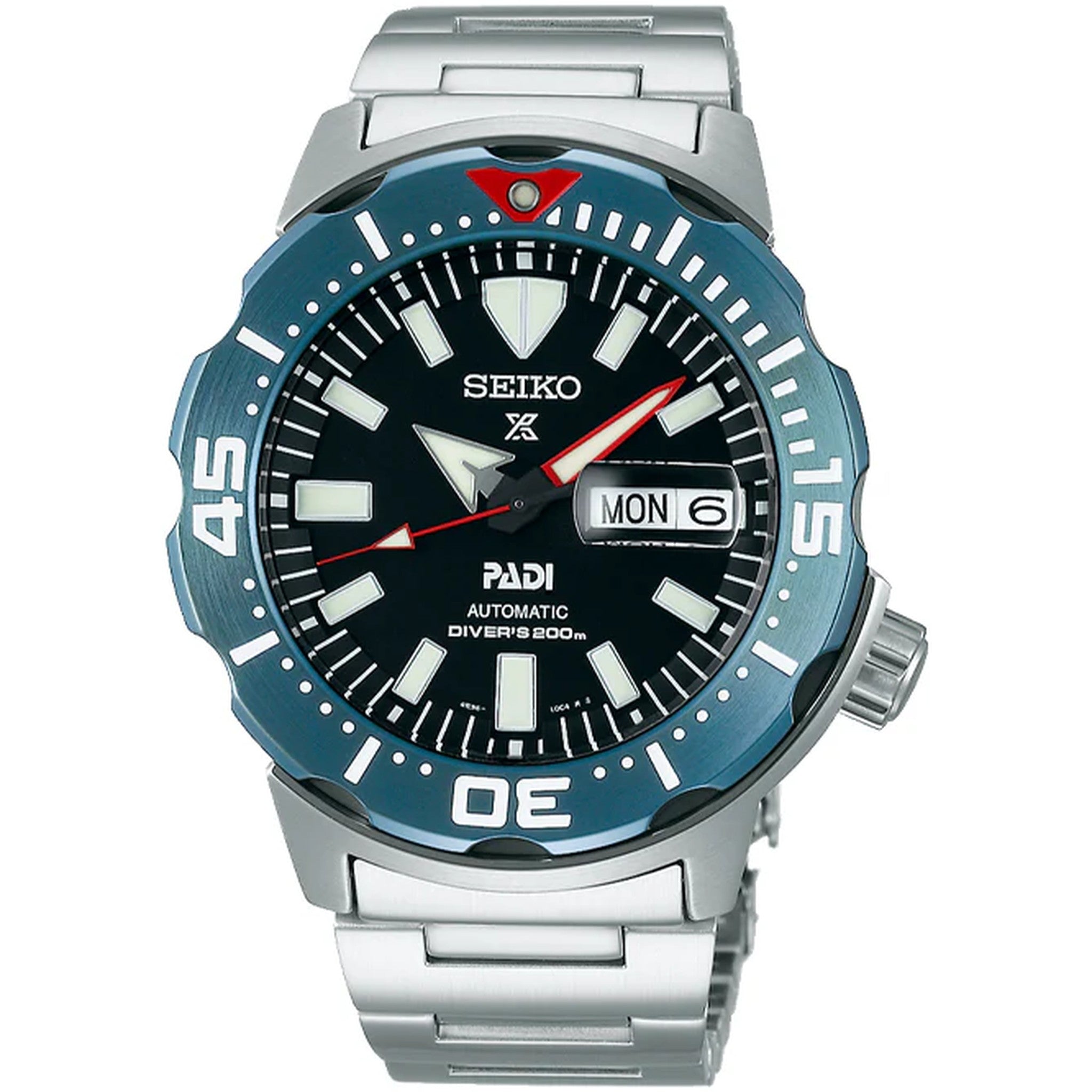 Seiko Prospex PADI Automatic Men's Watch SRPE27J1 Monster Black Blue