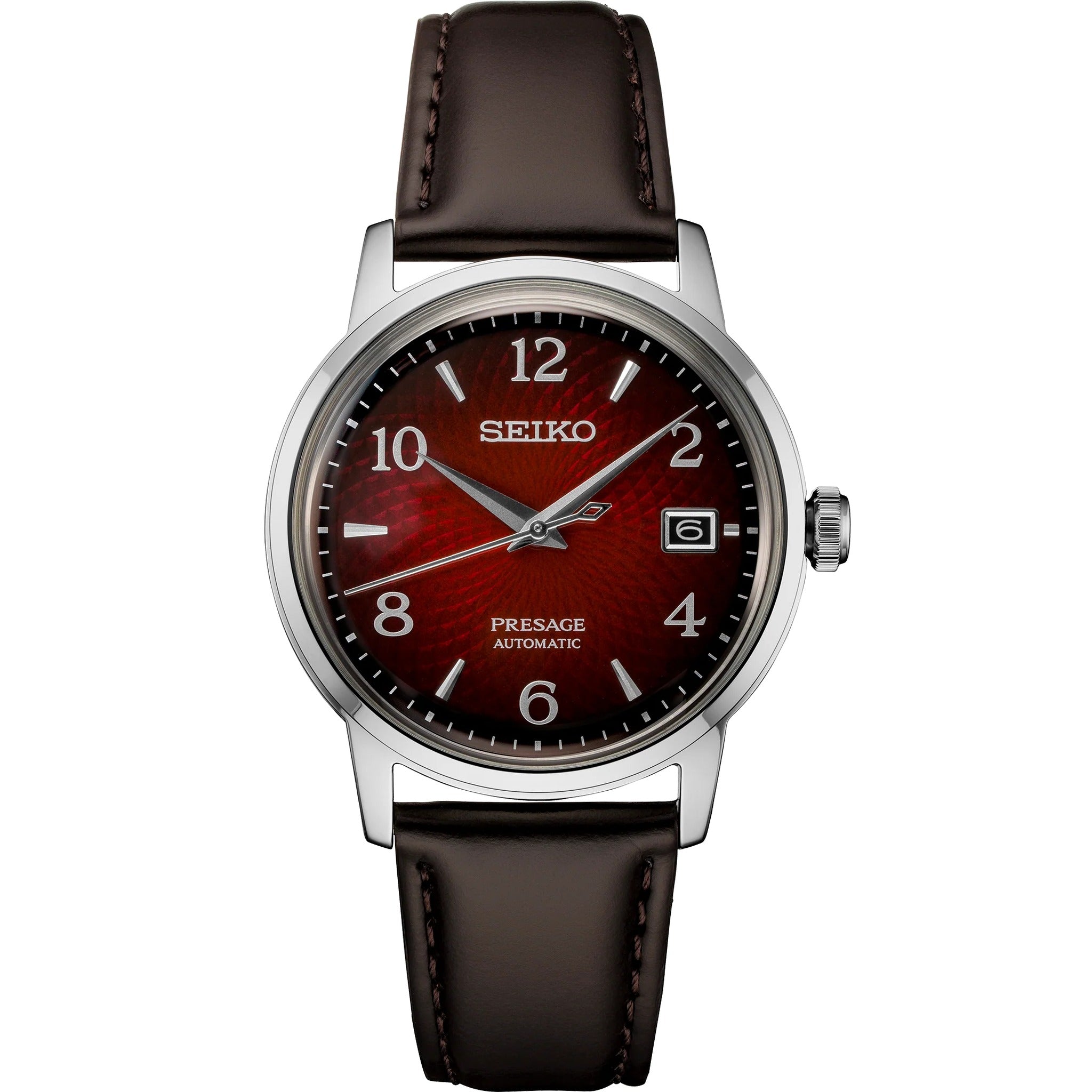 Seiko Presage Cocktail Automatic Men's Watch SRPE41J1 Negroni Red