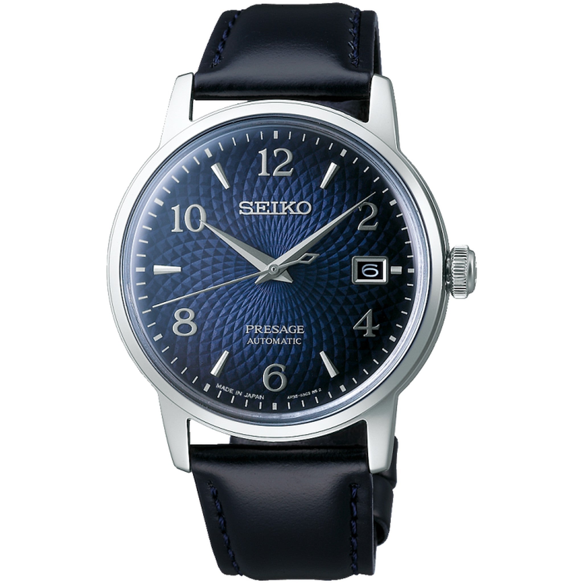 Seiko Presage Cocktail Automatic Men's Watch SRPE43J1 Blue Old Clock