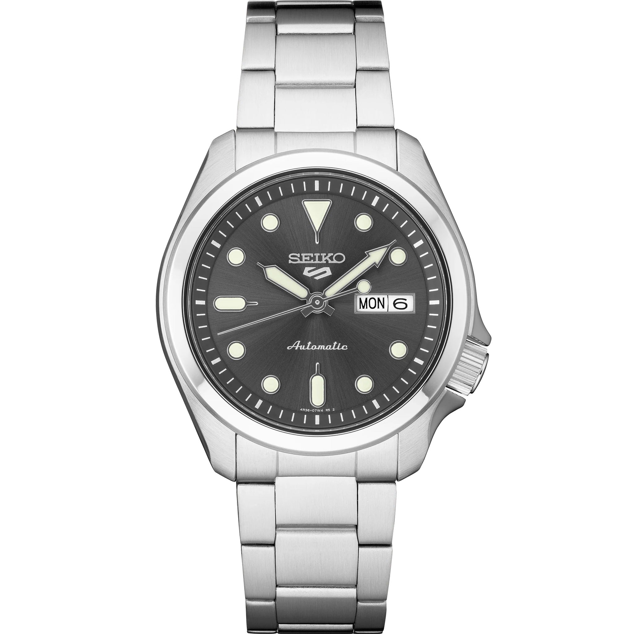 Montre Seiko 5 Sports Automatique Homme SRPE51K1 Noir Gris
