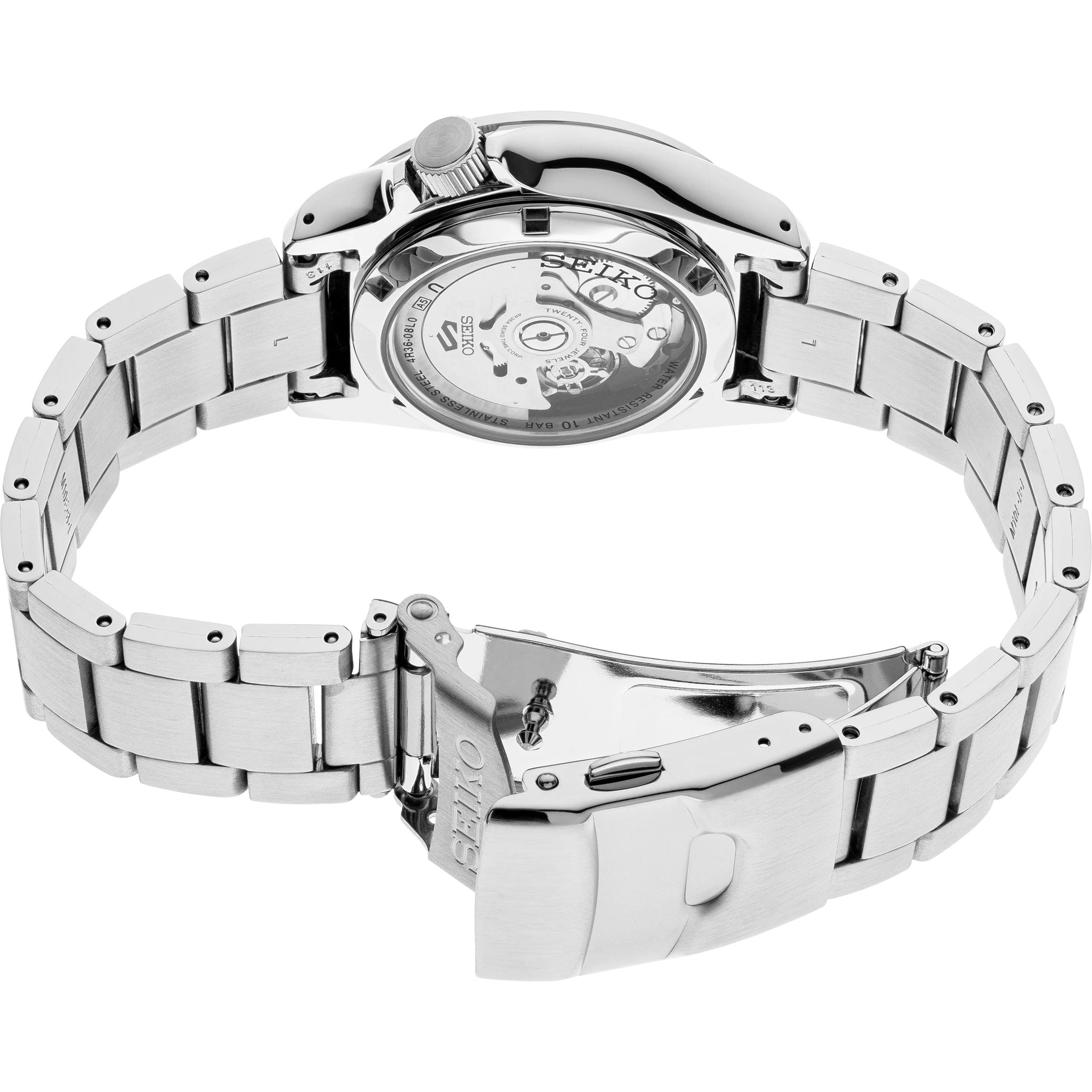 Seiko 5 Sports Automatic Men's Watch SRPE51K1 Black Grey