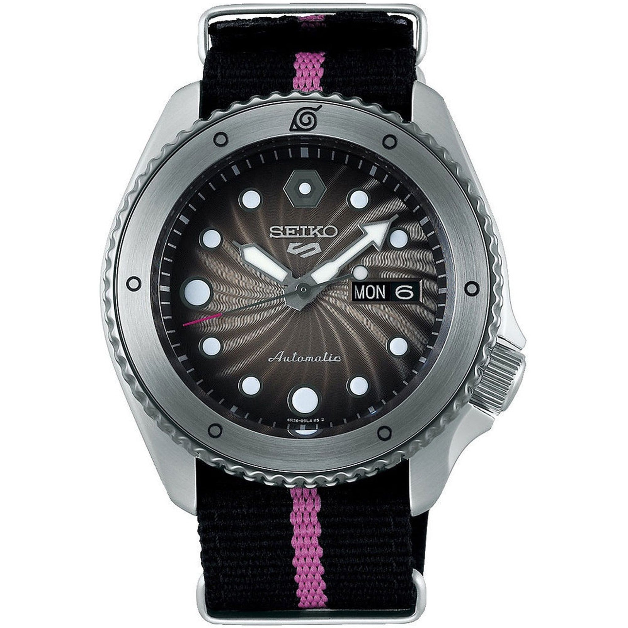 Montre Seiko 5 Sports Homme SRPF65K1 Boruto Uzumaki édition Limitée Naruto & Boruto