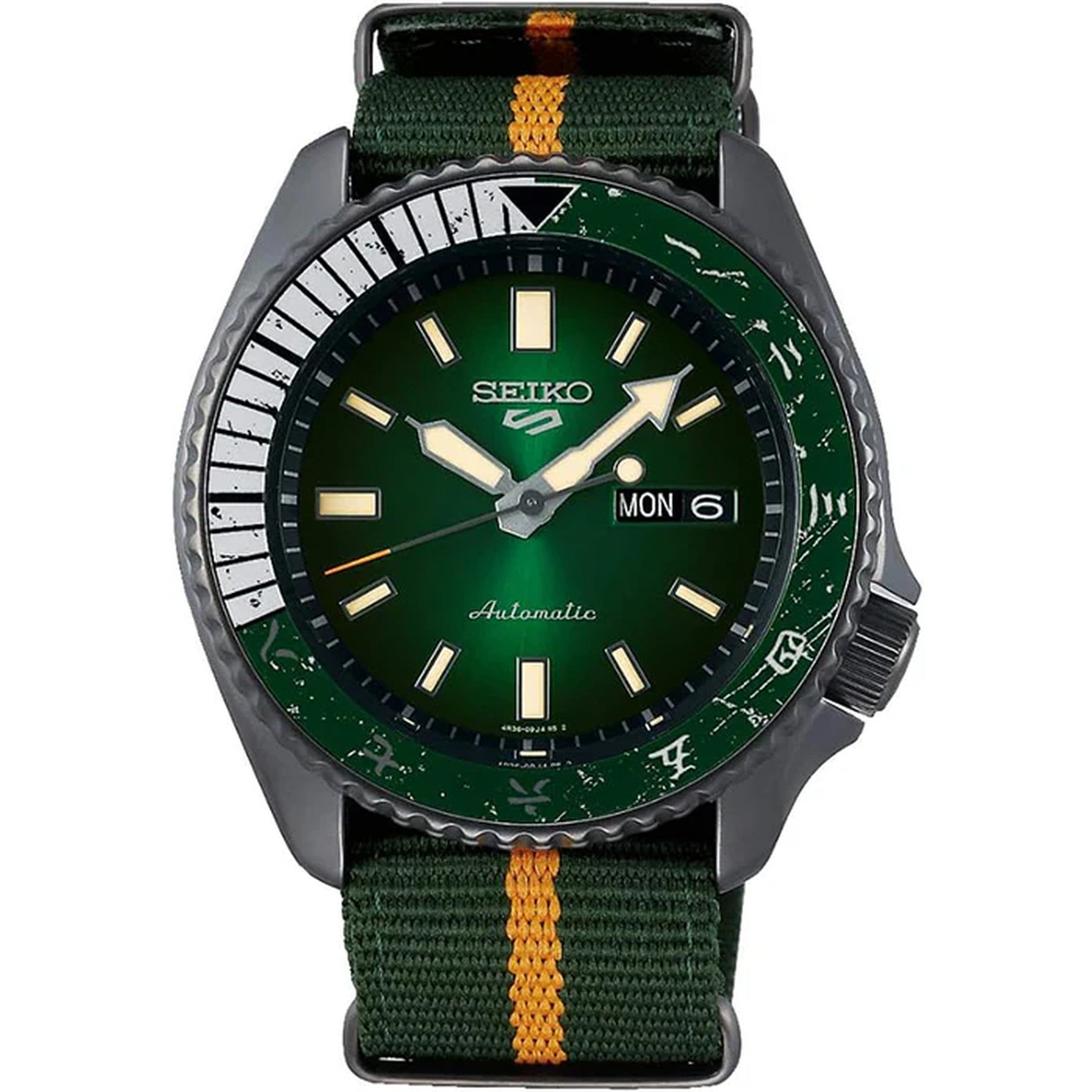 Montre Seiko 5 Sports Homme SRPF73K1 Rock Lee édition Limitée Naruto & Boruto