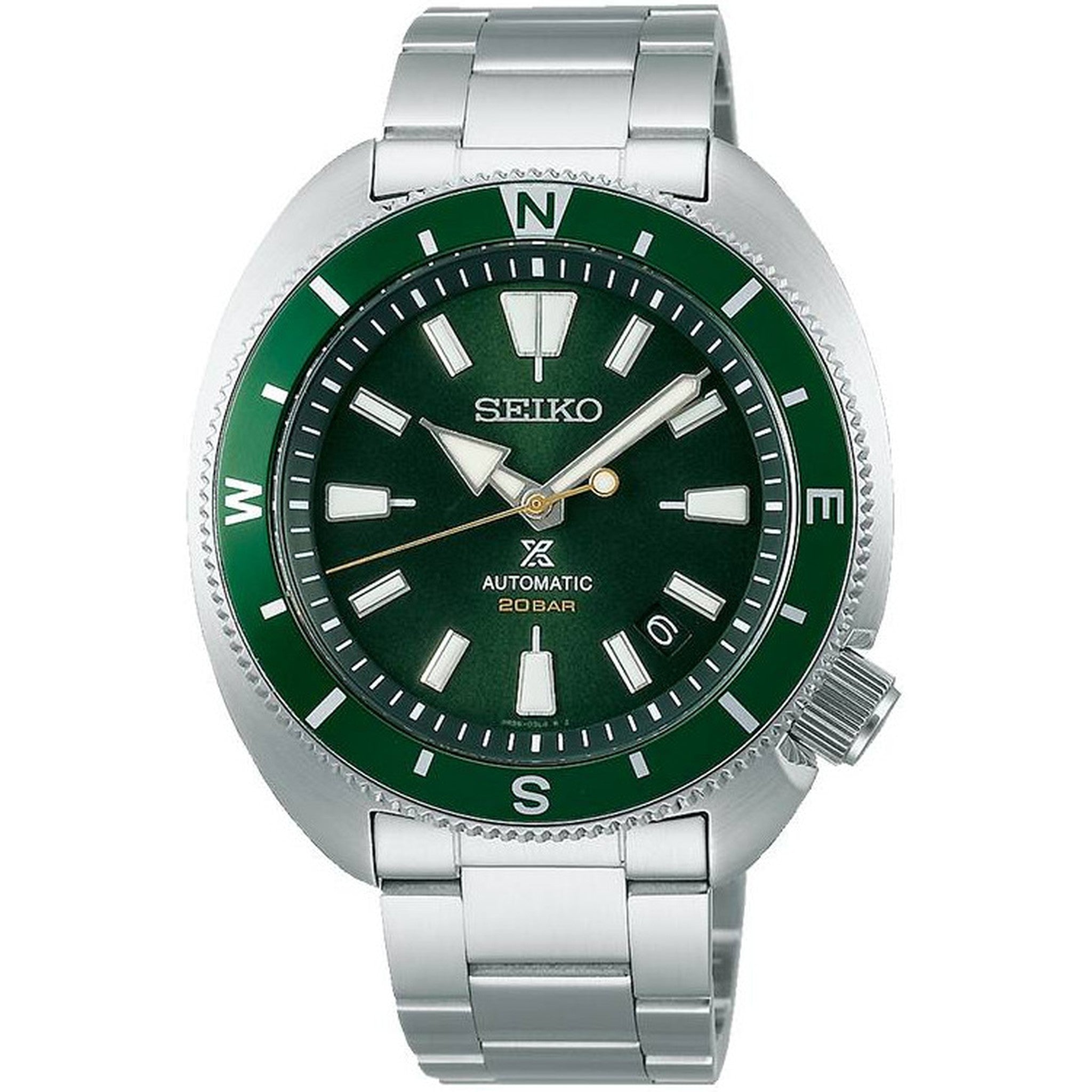 Montre Seiko Prospex Automatique Homme SRPH15K1 Vert Turtle