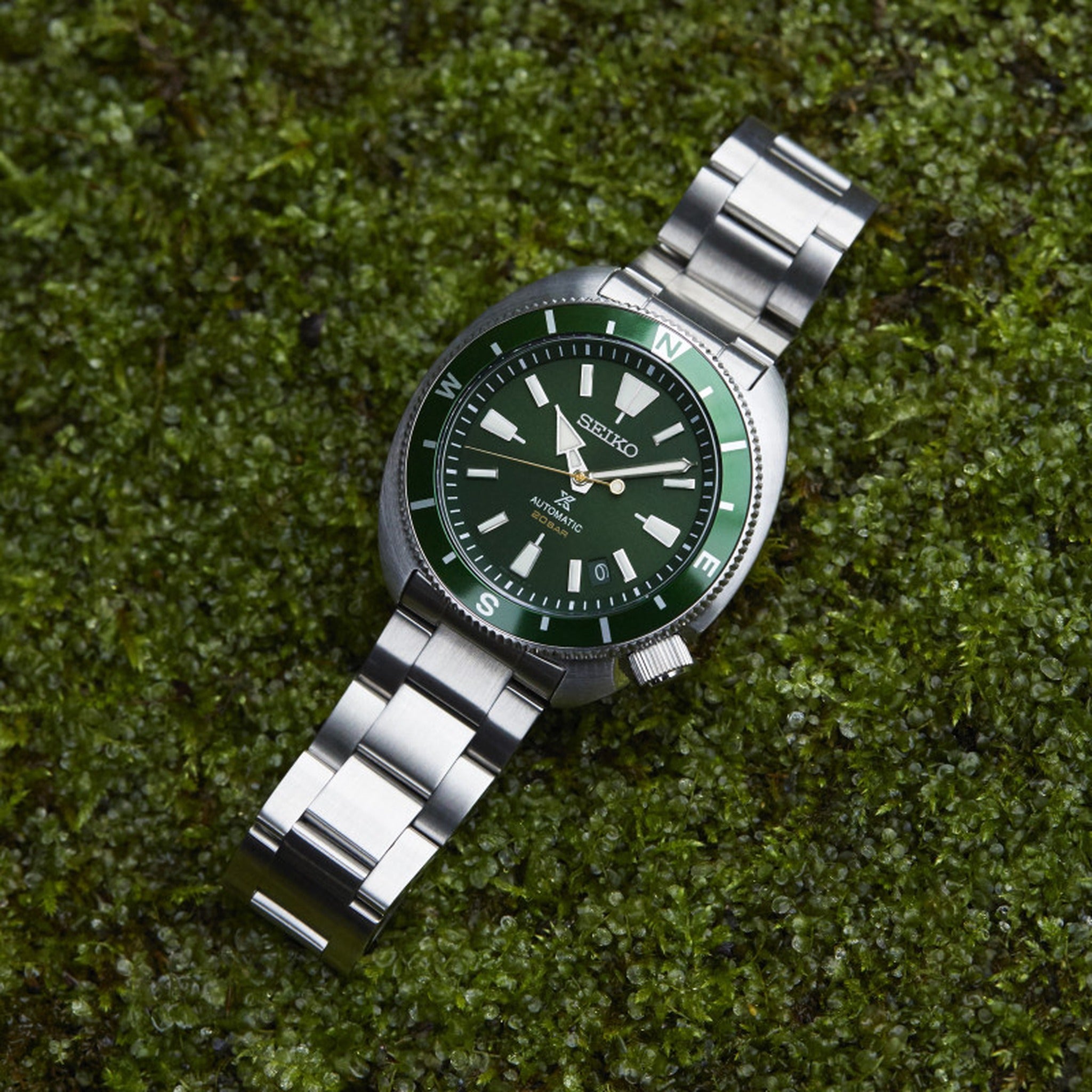 Montre Seiko Prospex Automatique Homme SRPH15K1 Vert Turtle