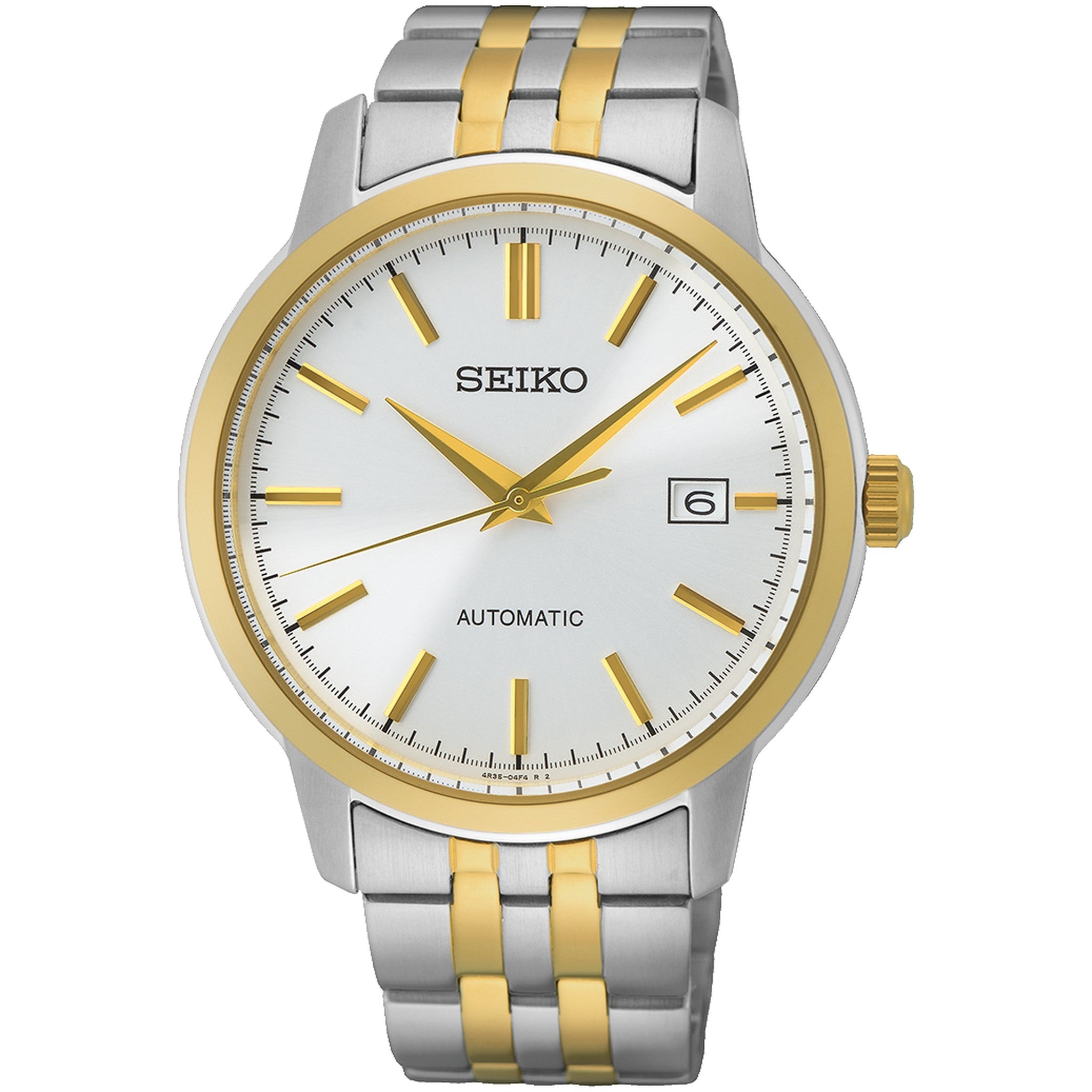 Montre Seiko Classique Homme Automatique SRPH92K1 Argenté Doré