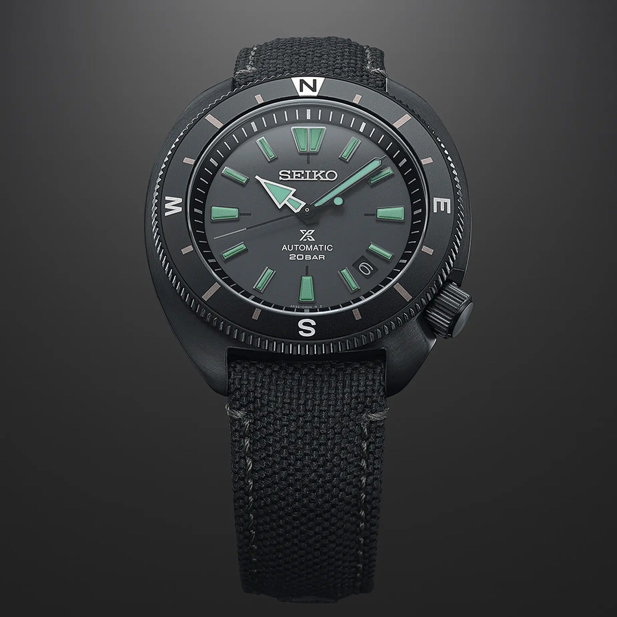 Montre Seiko Prospex Homme Automatique SRPH99K1 Turtle Black Series