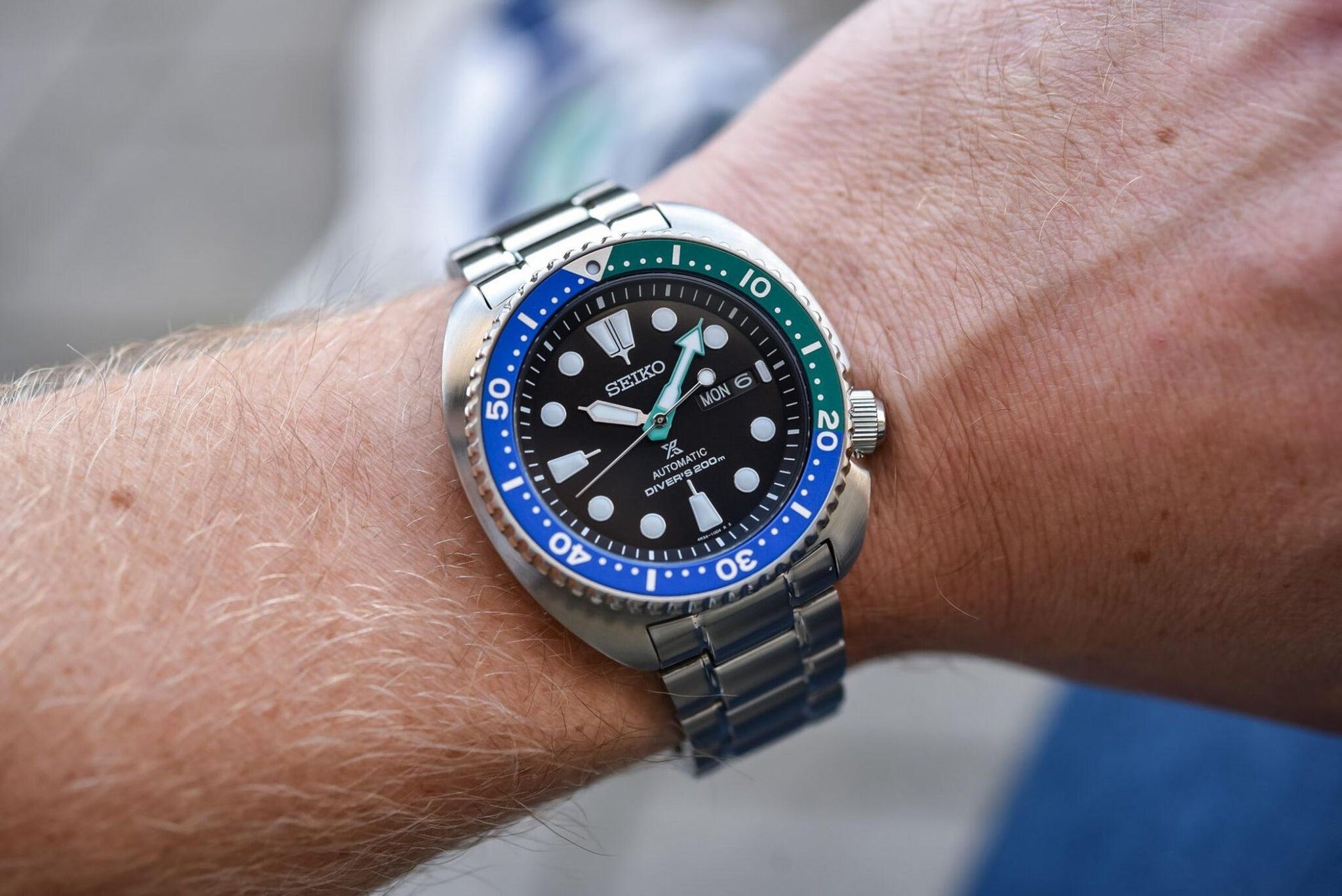Seiko Prospex Men's Automatic Watch SRPJ35K1 Turtle Tropical Lagoon