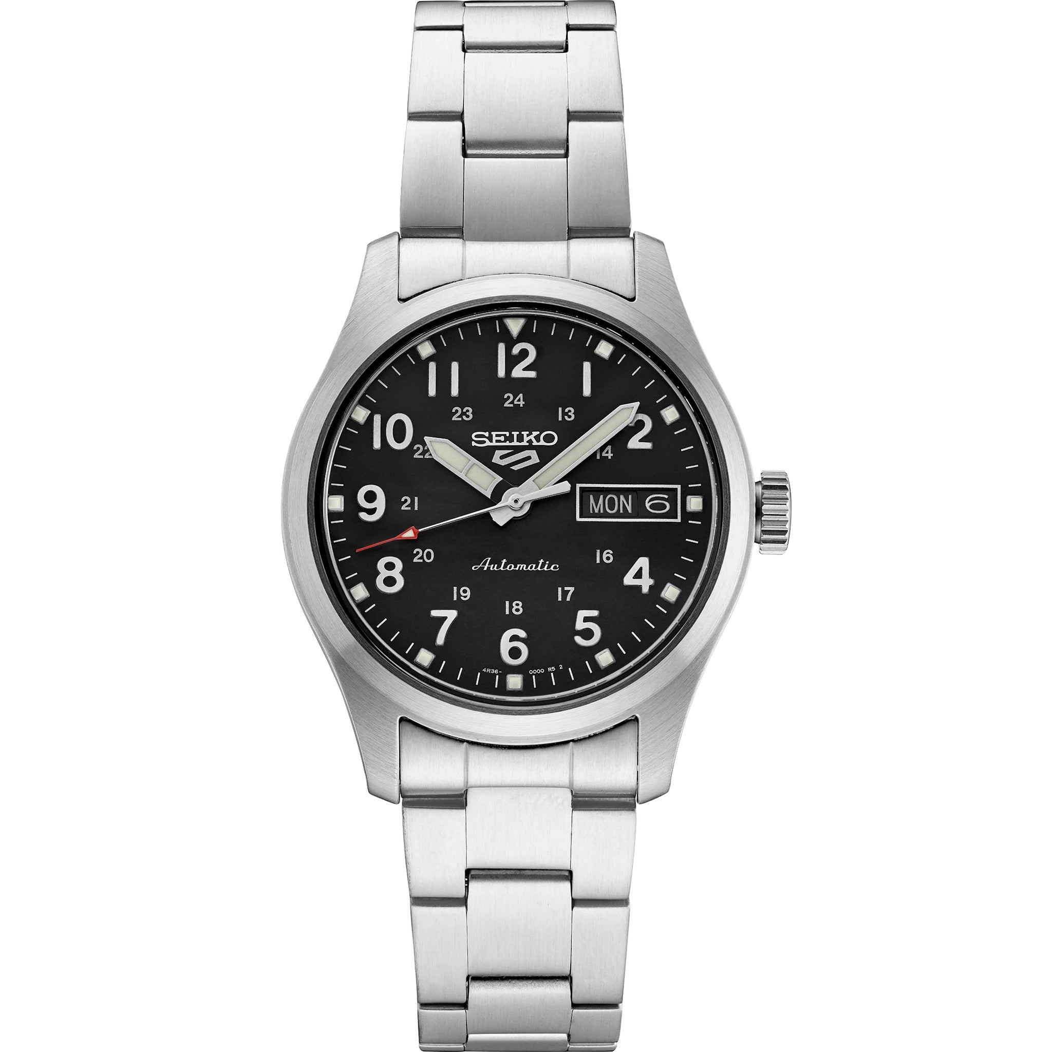 Montre Seiko 5 Sports Homme Automatique SRPJ81K1 Midfield Sports Noir
