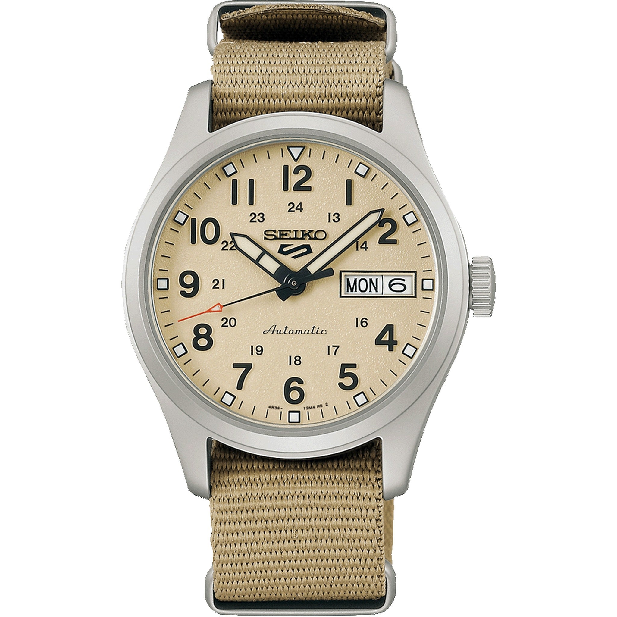 Seiko 5 Sports Men's Automatic Watch SRPJ83K1 Midfield Sports Beige