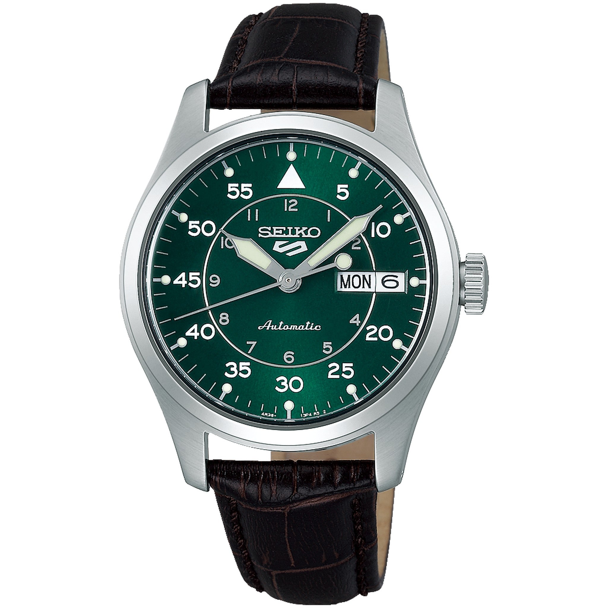 Seiko 5 Sports Men's Automatic Watch SRPJ89K1 Kelly Green Flieger
