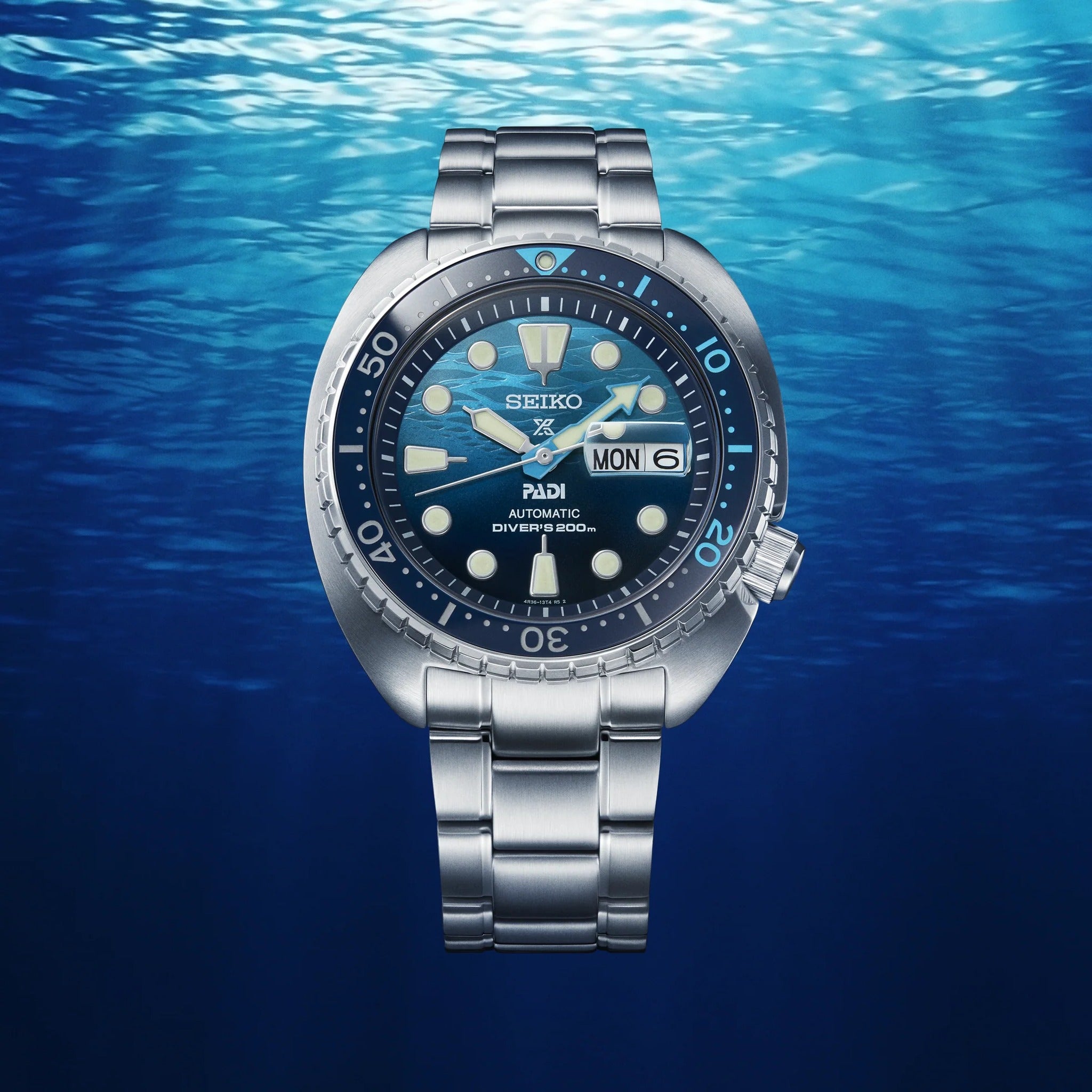 Montre Seiko Prospex PADI Homme Automatique SRPK01K1 King Turtle Great Blue