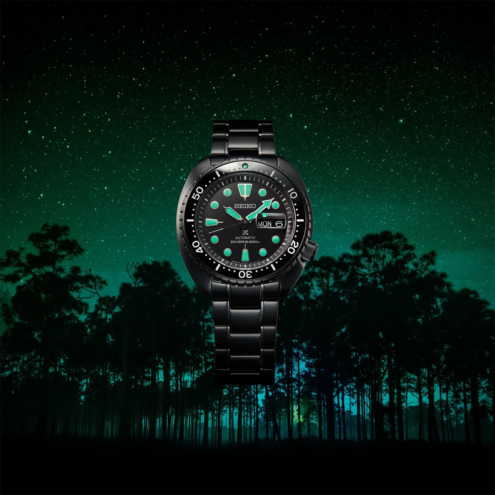 Seiko Prospex Men's Automatic Watch SRPK43K1 King Turtle Night Vision