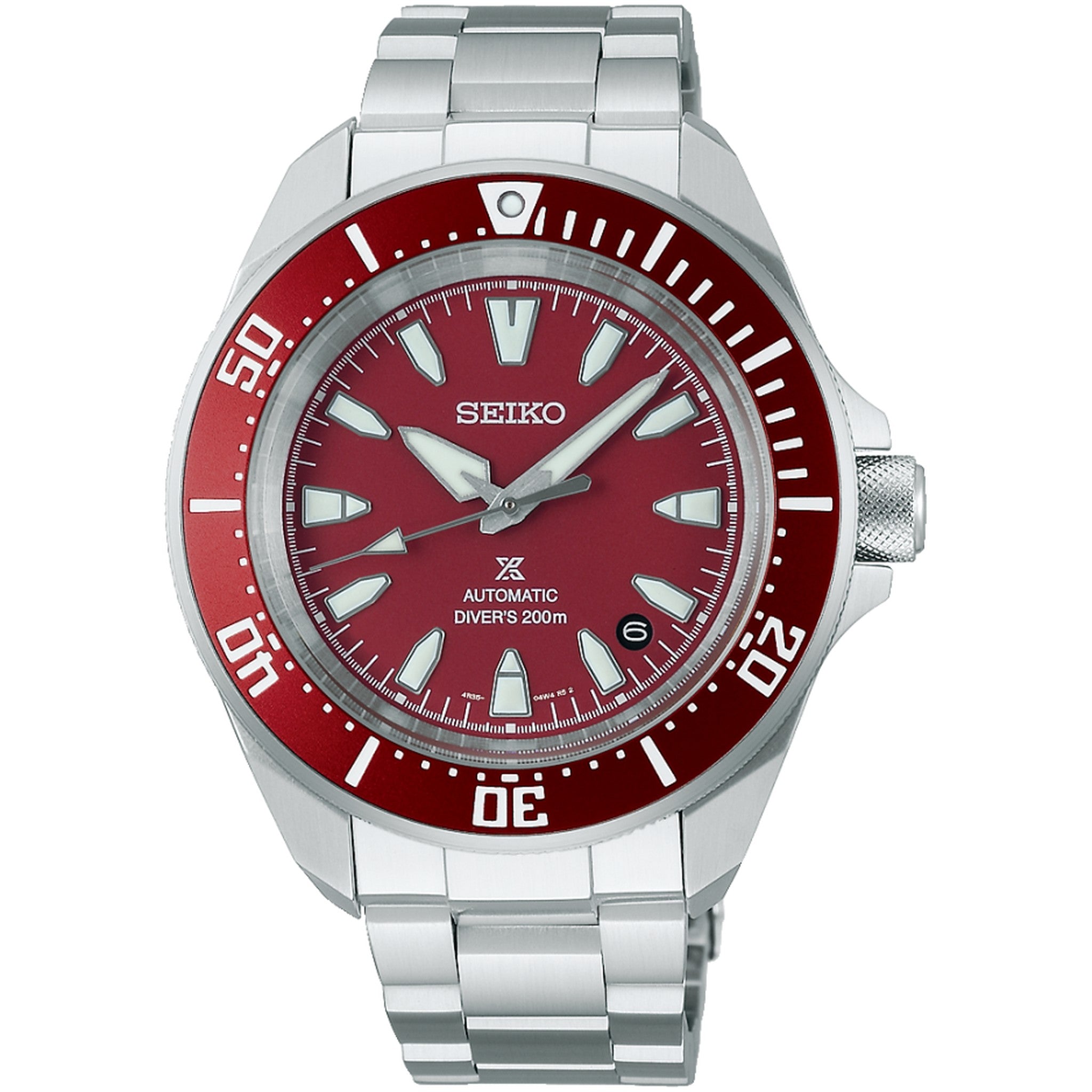 Montre Seiko Prospex Homme Automatique SRPL11K1 Rouge Samurai