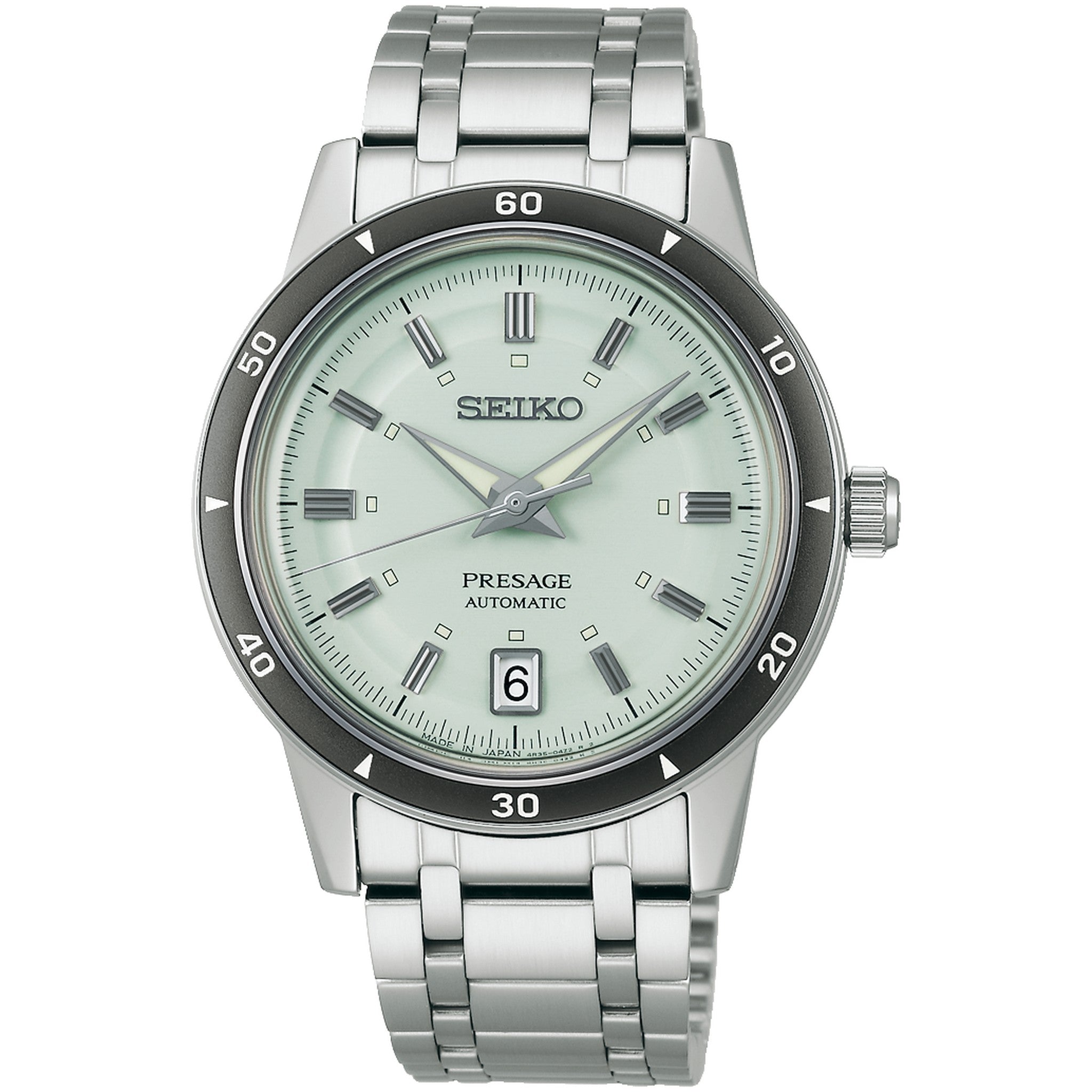 Seiko Presage Men's Automatic Watch SRPL71J1 60s Style Green
