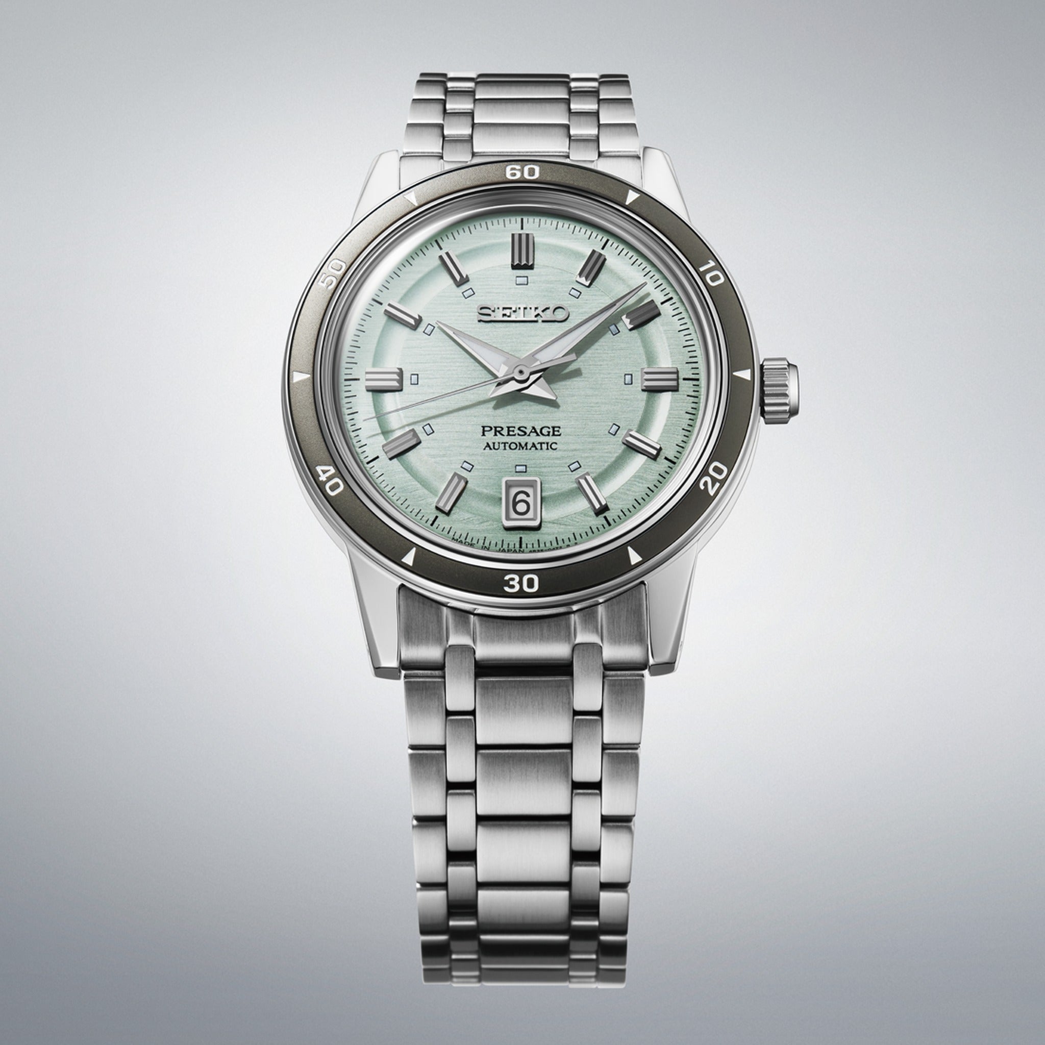 Seiko Presage Men's Automatic Watch SRPL71J1 60s Style Green
