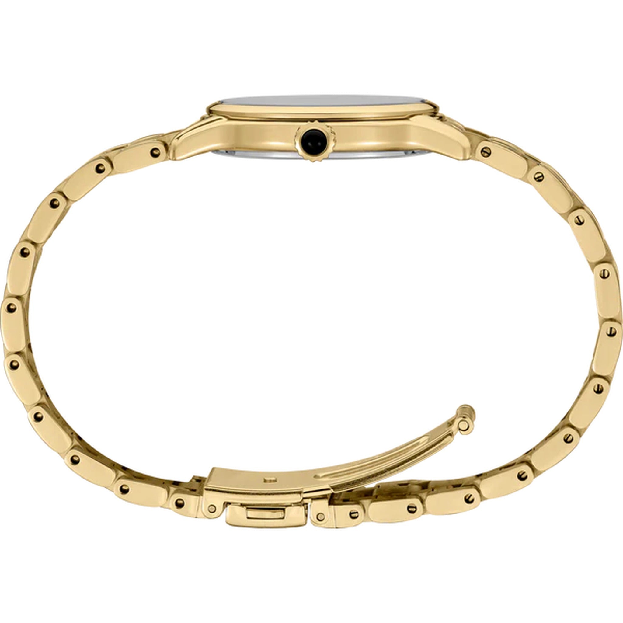 Seiko Women's Quartz Watch SRZ552P1 Gold Plated Diamonds