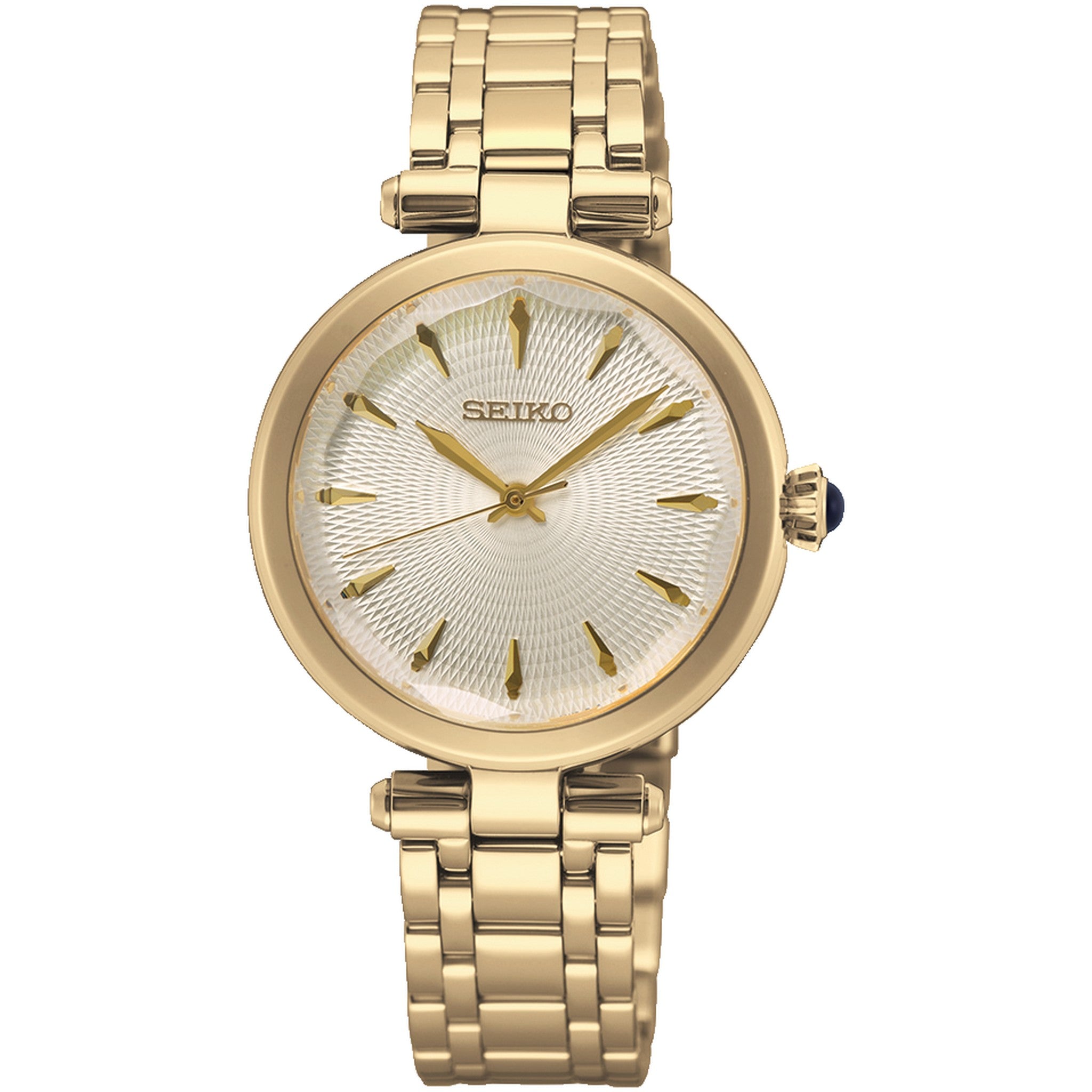 Seiko Classic Quarz Damenuhr SRZ554P1 Gold