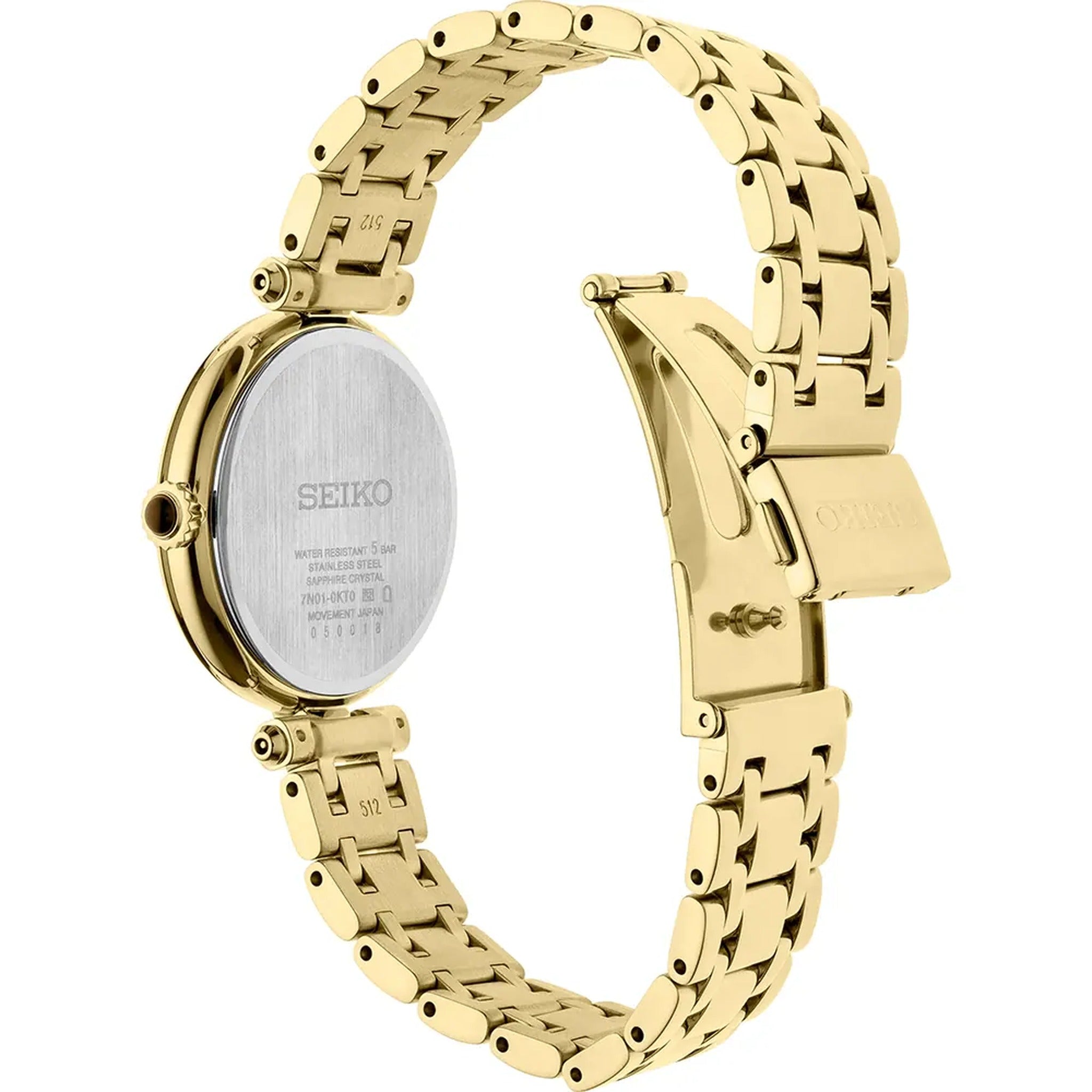 Montre Seiko Classique Quartz Femme SRZ554P1 Doré