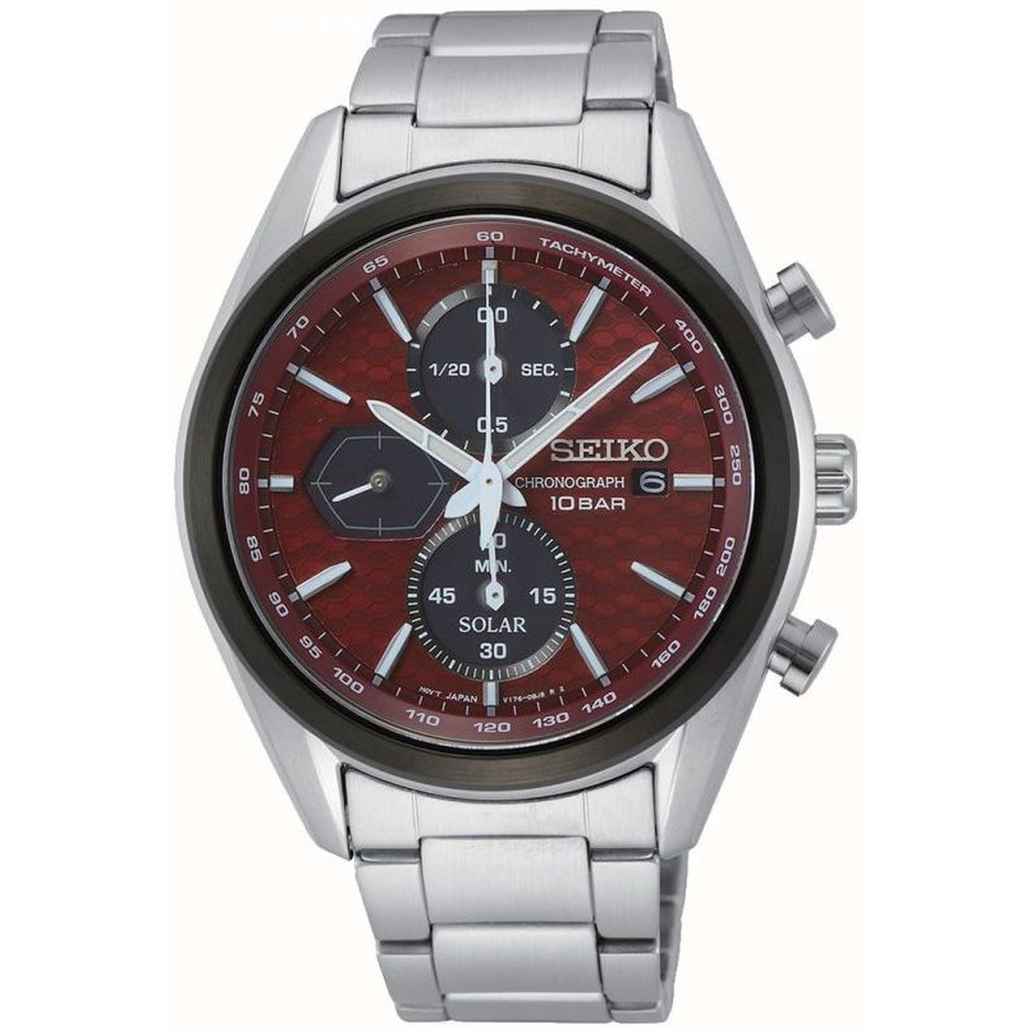 Seiko Men's Chronograph Quartz Watch SSC771P1 Red