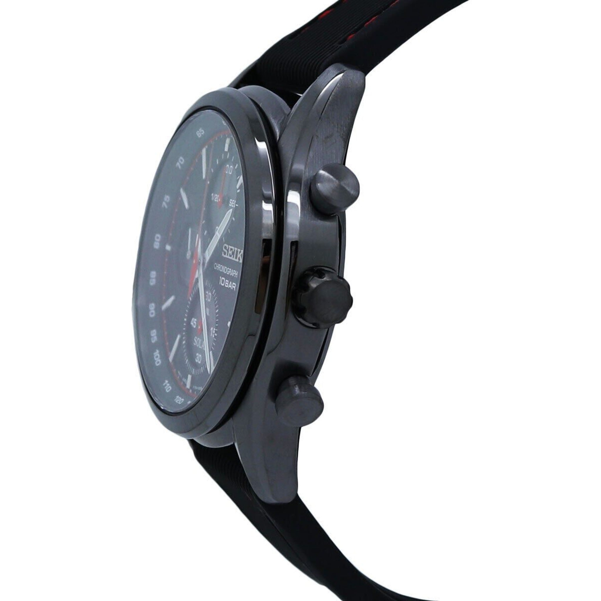 Seiko Men's Chronograph Quartz Watch SSC777P1 Black Red