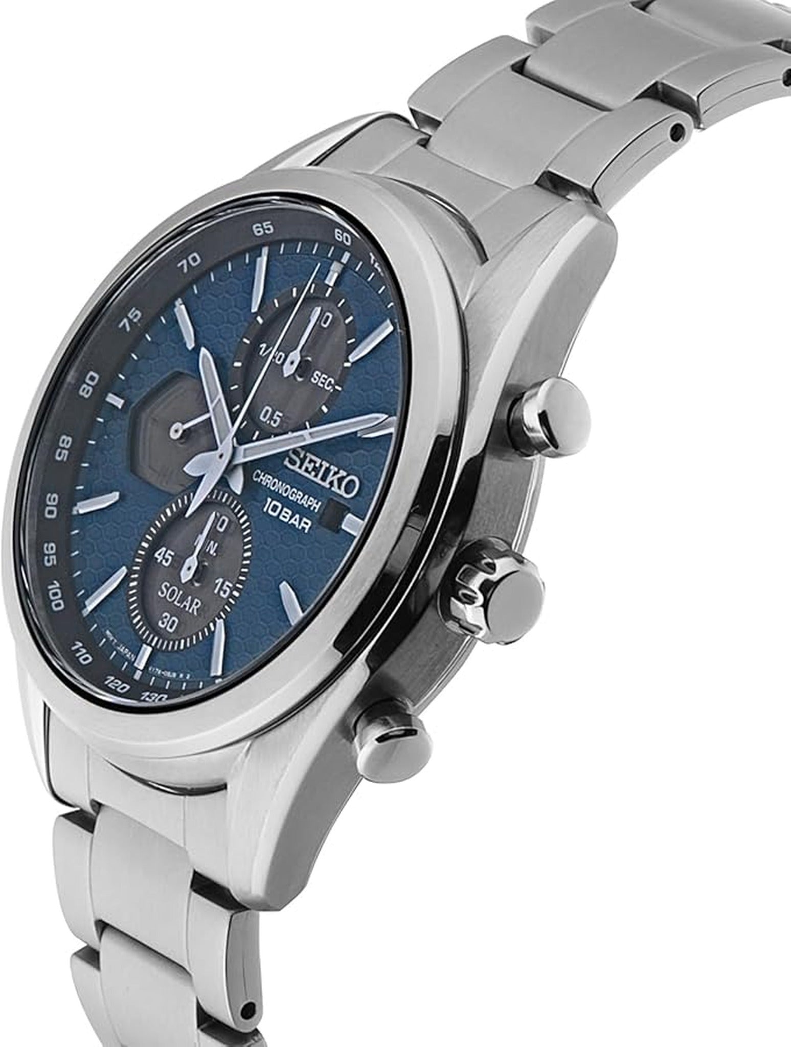 Seiko Men's Chronograph Quartz Watch SSC801P1 Blue