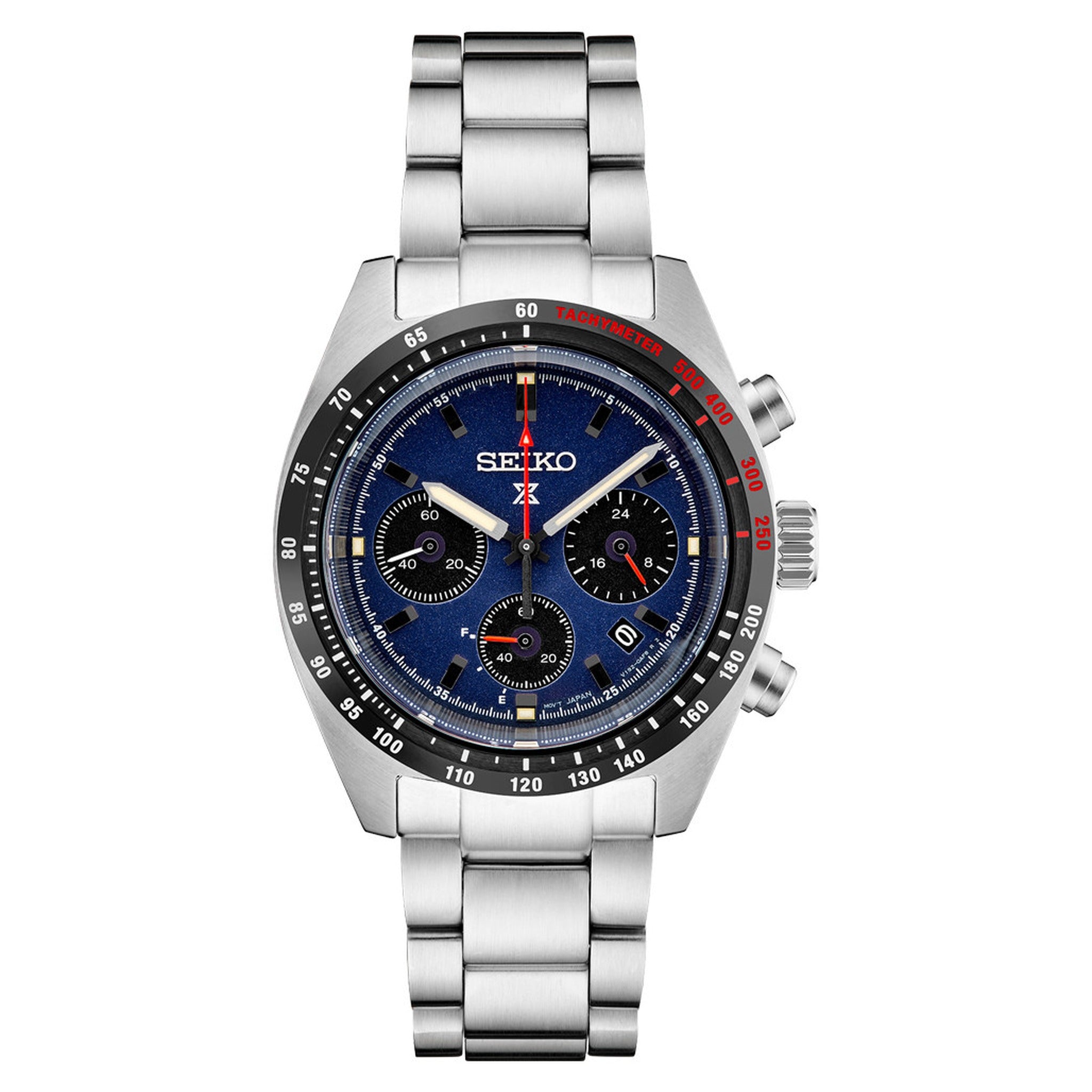 Seiko Prospex Solar Men's Watch SSC815P1 Speedtimer Chronograph Blue