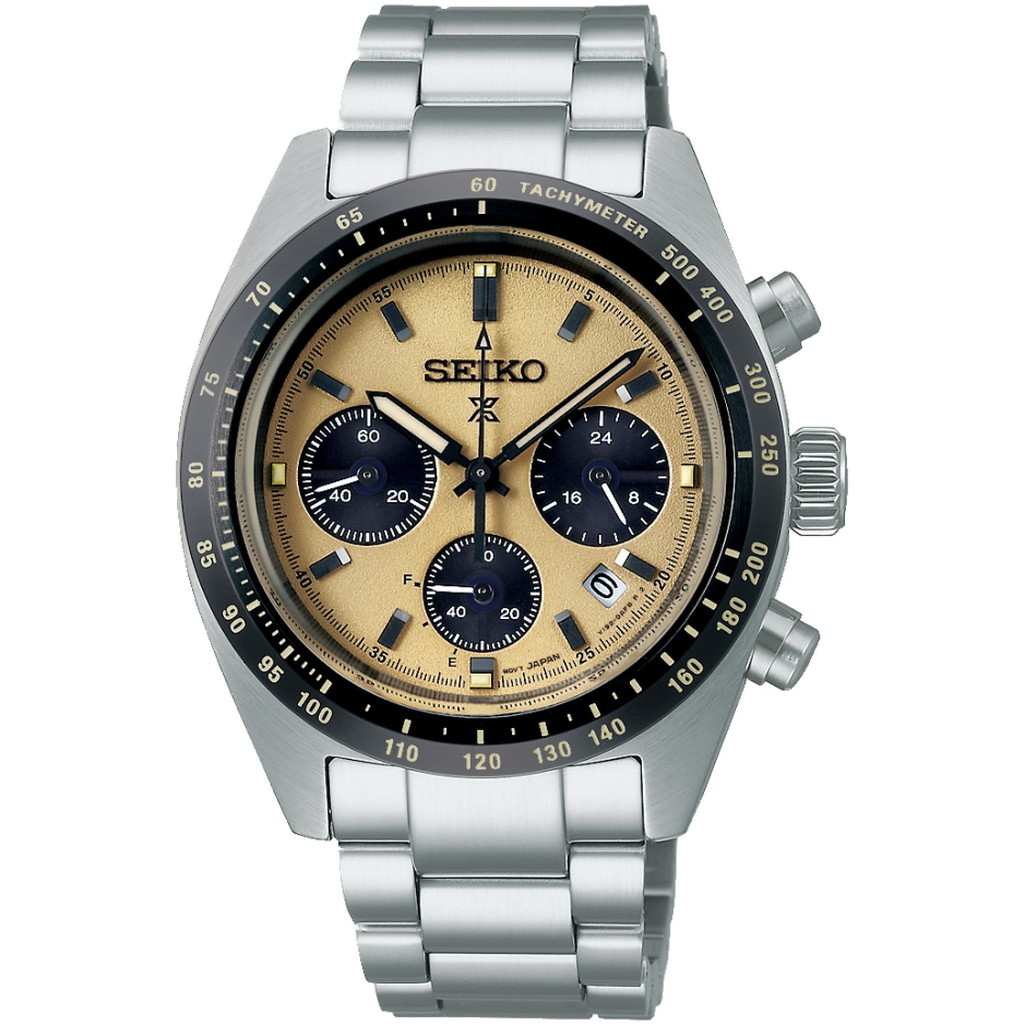 Seiko Prospex Solar Men's Watch SSC817P1 Speedtimer Chronograph Gold