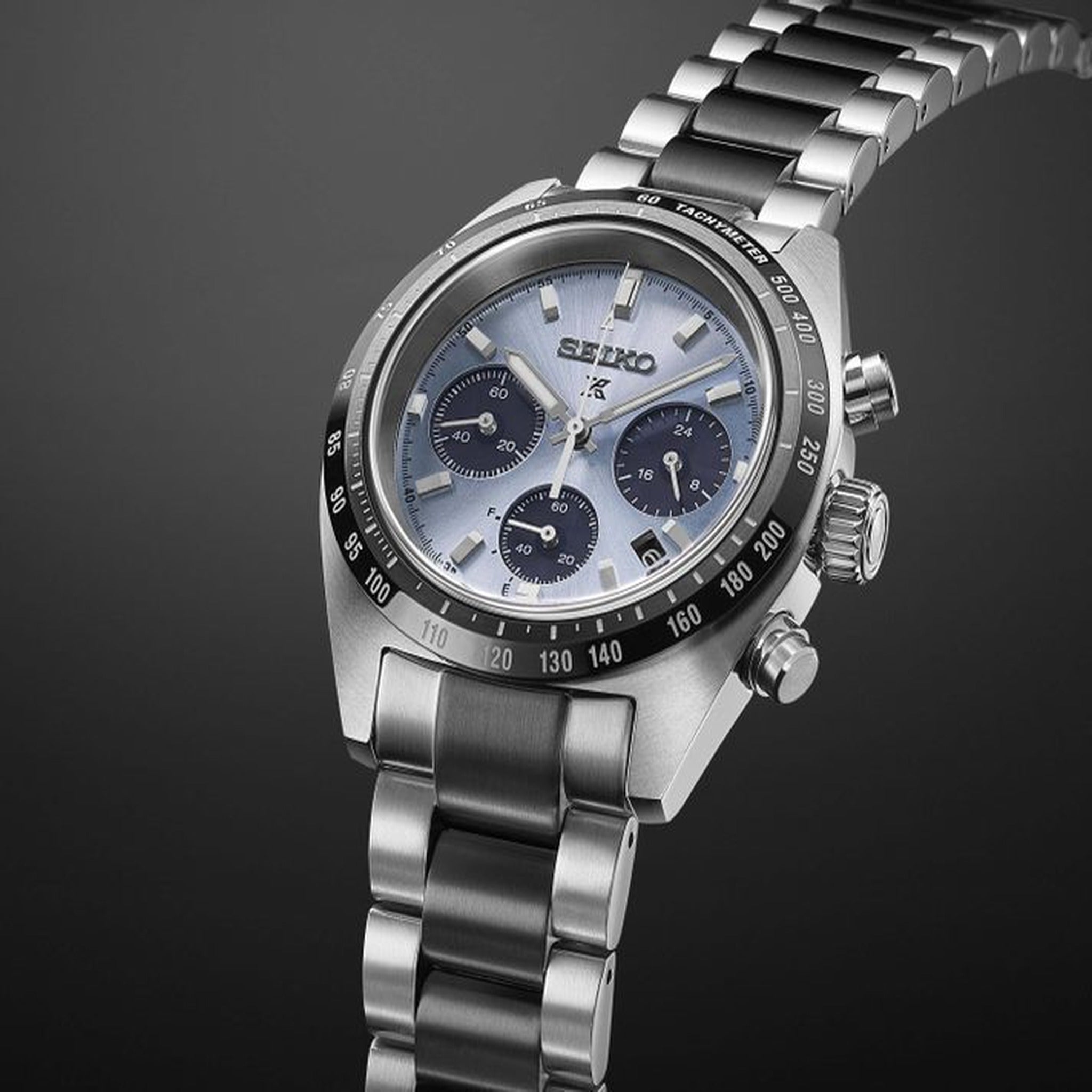 Seiko Prospex Solar Men's Watch SSC909P1 Speedtimer Chronograph Blue Black