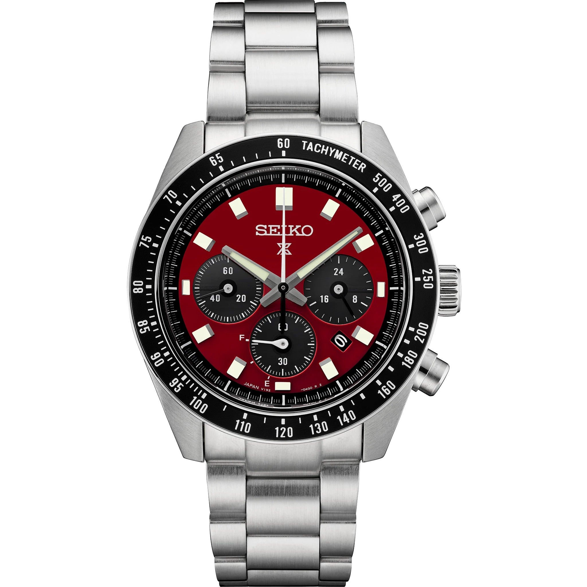 Montre Seiko Prospex Solar Homme SSC927 Speedtimer Chronograph U.S. Special Creation Rouge