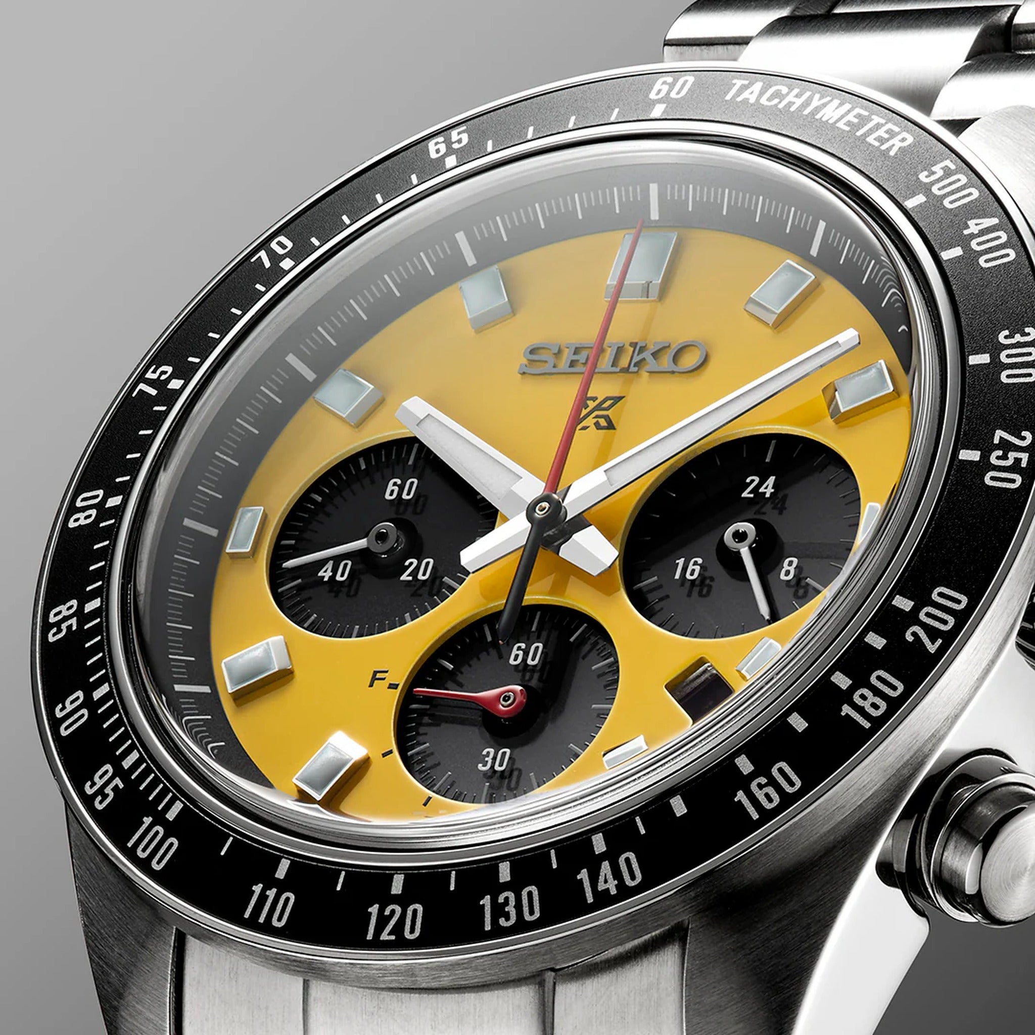Montre Seiko Prospex Solar Homme SSC929 Speedtimer Chronograph U.S. Special Creation Jaune
